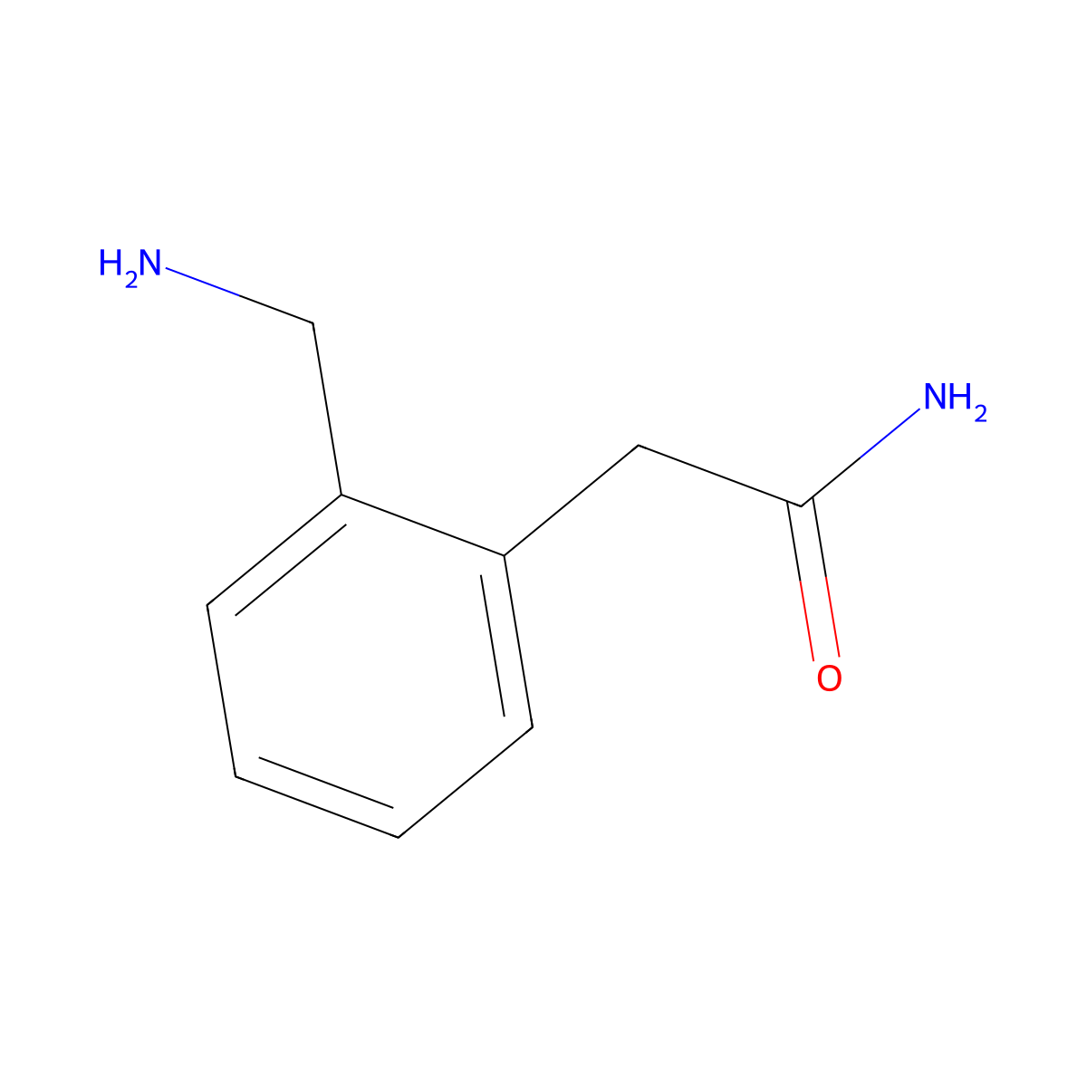 2-[2-(Aminomethyl)phenyl]acetamide molecular structure, CAS 1516261-05-4