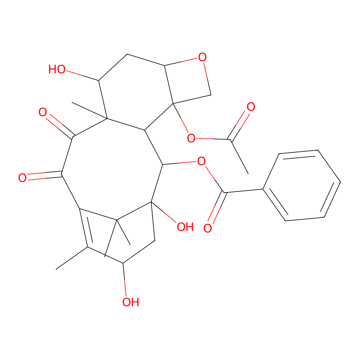 7-epi-10-Oxo-10-deacetyl Baccatin III molecular structure, CAS 151636-94-1