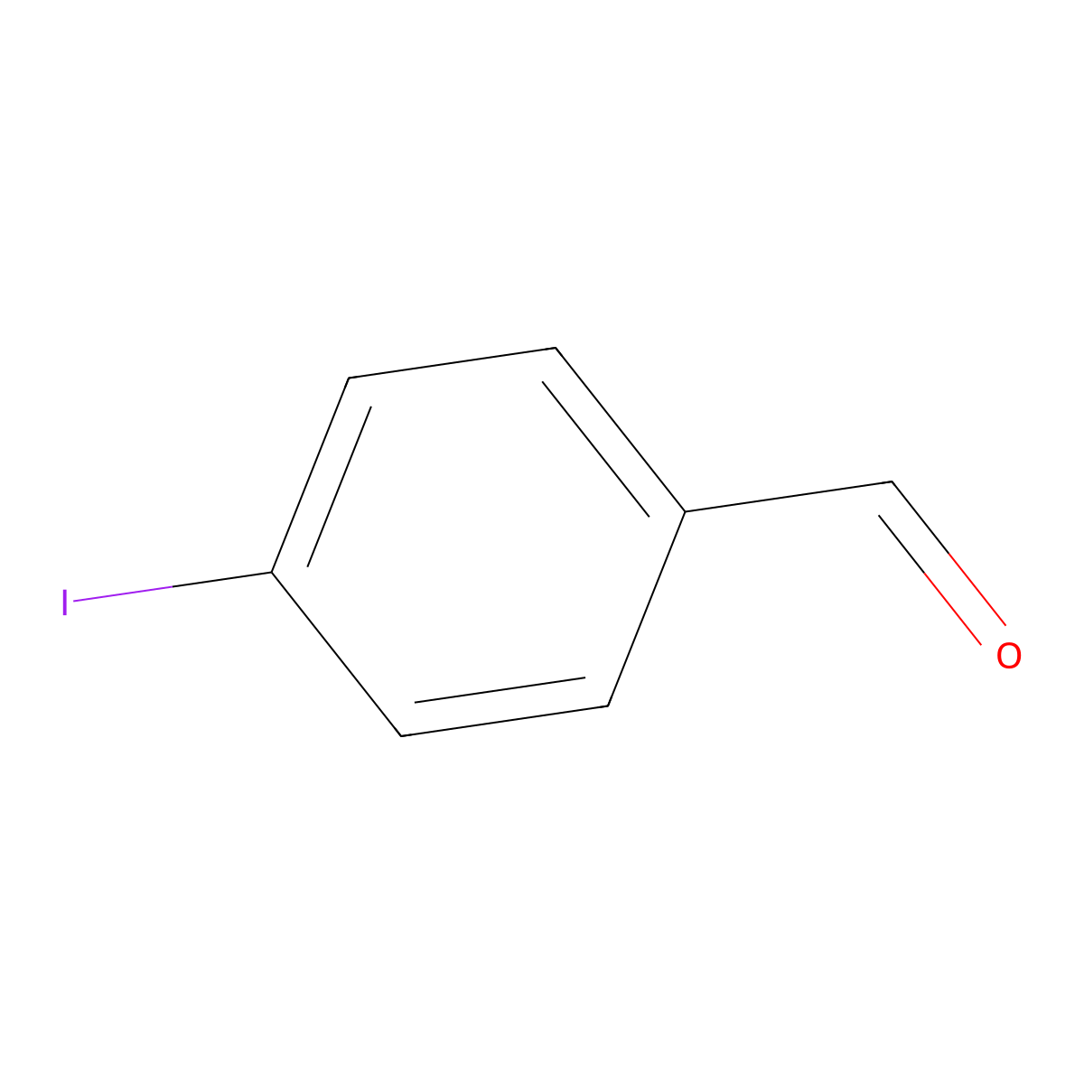4-Iodobenzaldehyde molecular structure, CAS 15164-44-0