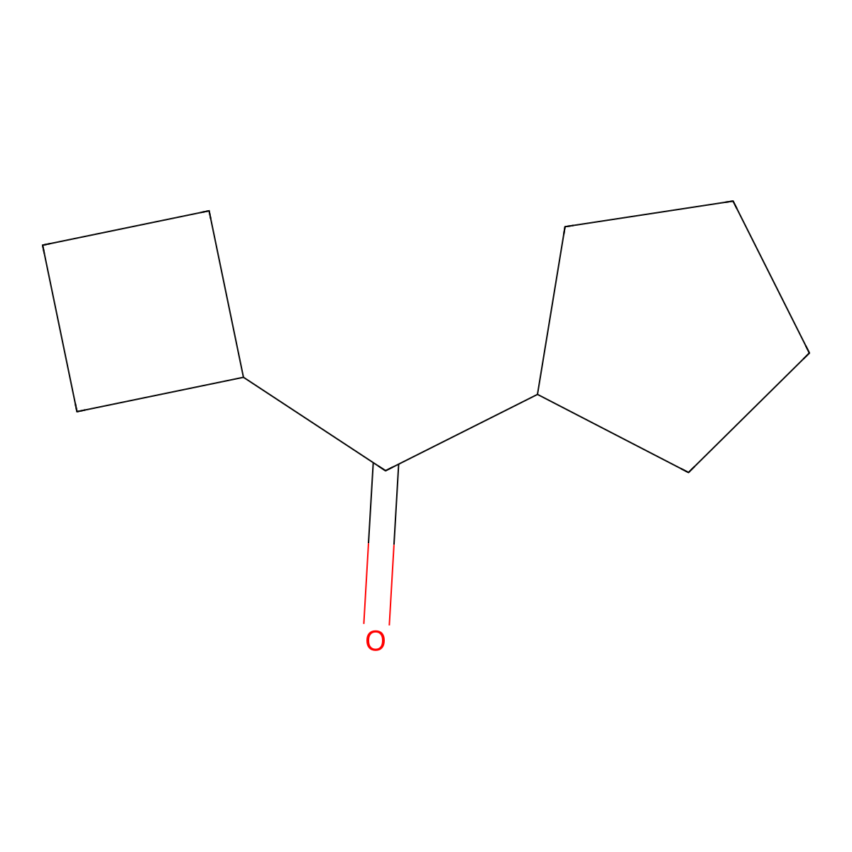 Cyclobutyl(cyclopentyl)methanone molecular structure, CAS 1516430-83-3