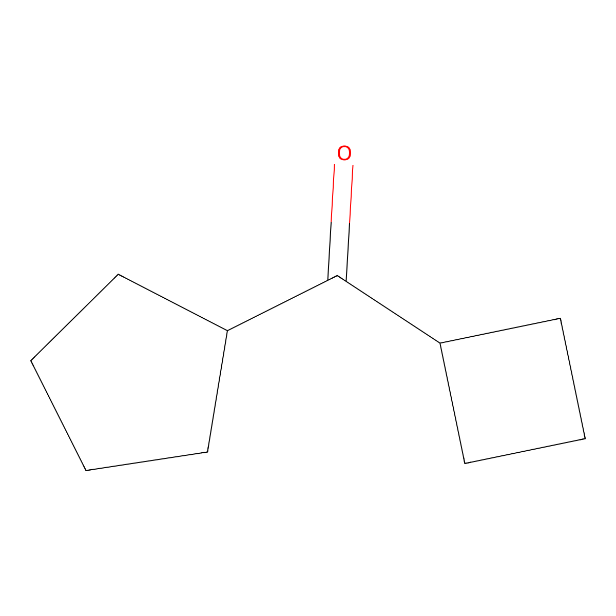 Cyclobutyl(cyclopentyl)methanone molecular structure, CAS 1516430-83-3