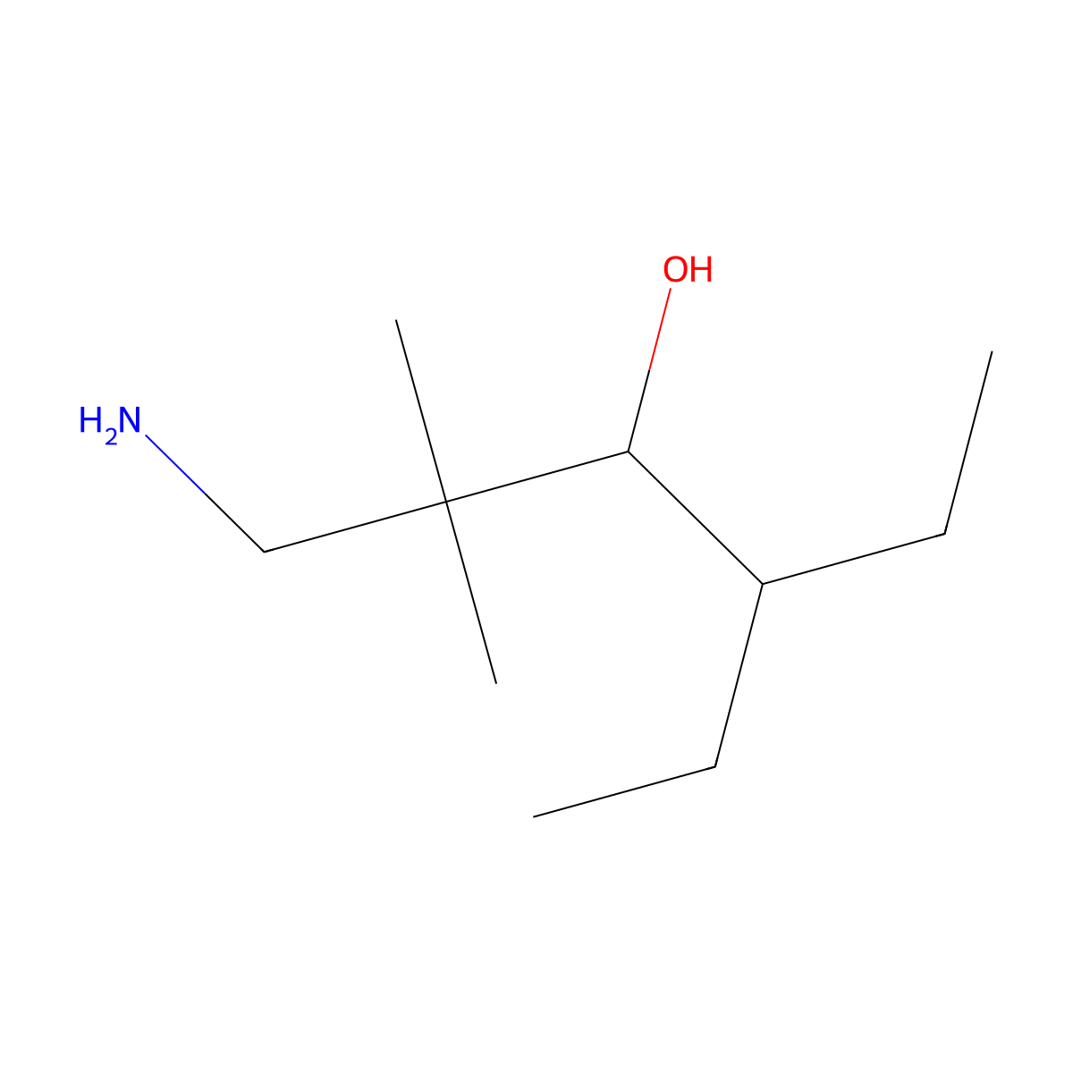 1-Amino-4-ethyl-2,2-dimethylhexan-3-ol molecular structure, CAS 1516557-81-5