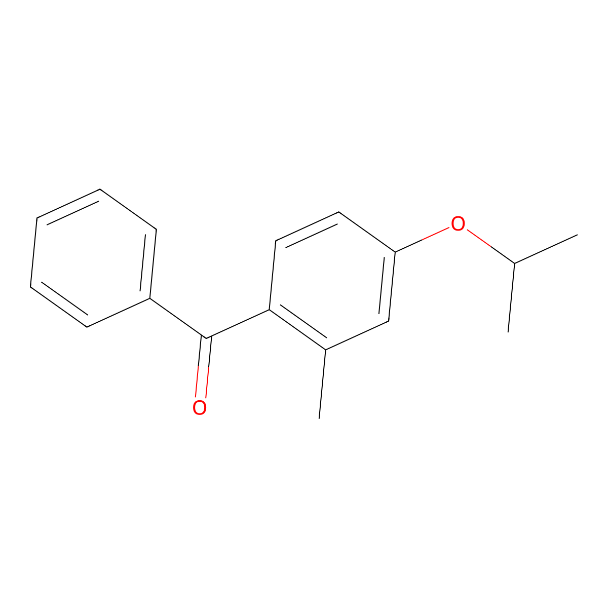 Methanone, [2-methyl-4-(1-methylethoxy)phenyl]phenyl- molecular structure, CAS 1516561-34-4