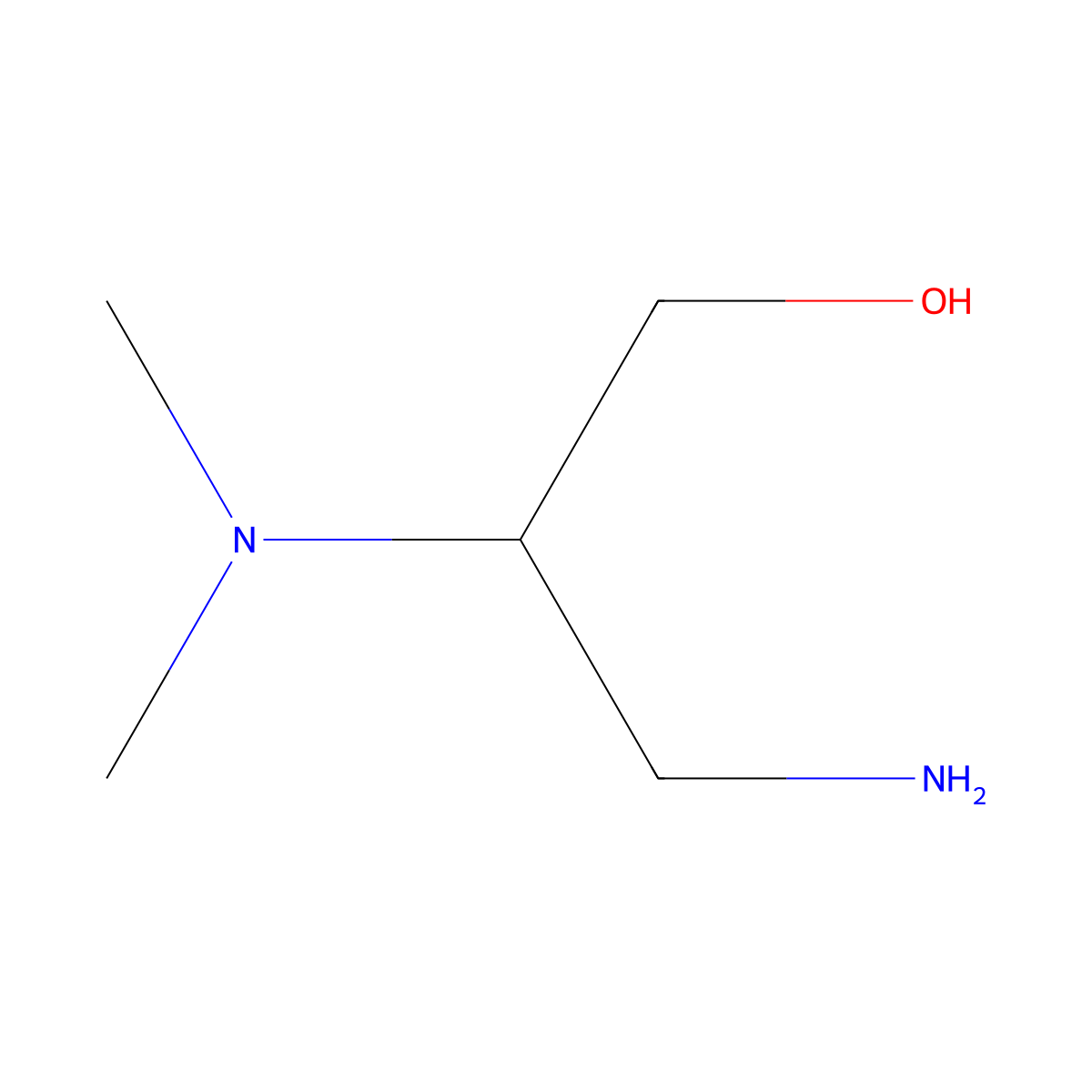 3-Amino-2-(dimethylamino)propan-1-ol molecular structure, CAS 1516634-74-4