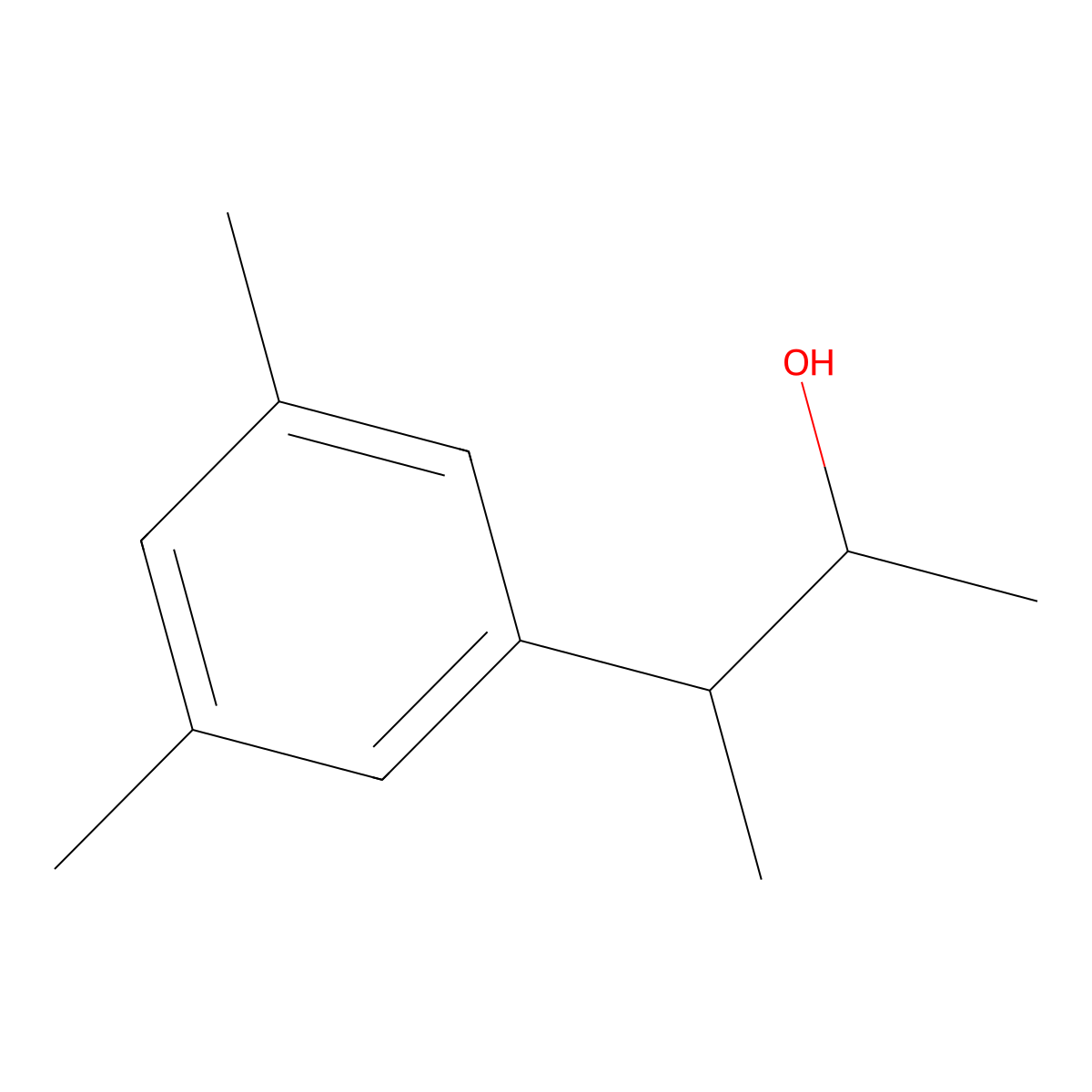 3-(3,5-Dimethylphenyl)butan-2-ol molecular structure, CAS 1516649-89-0