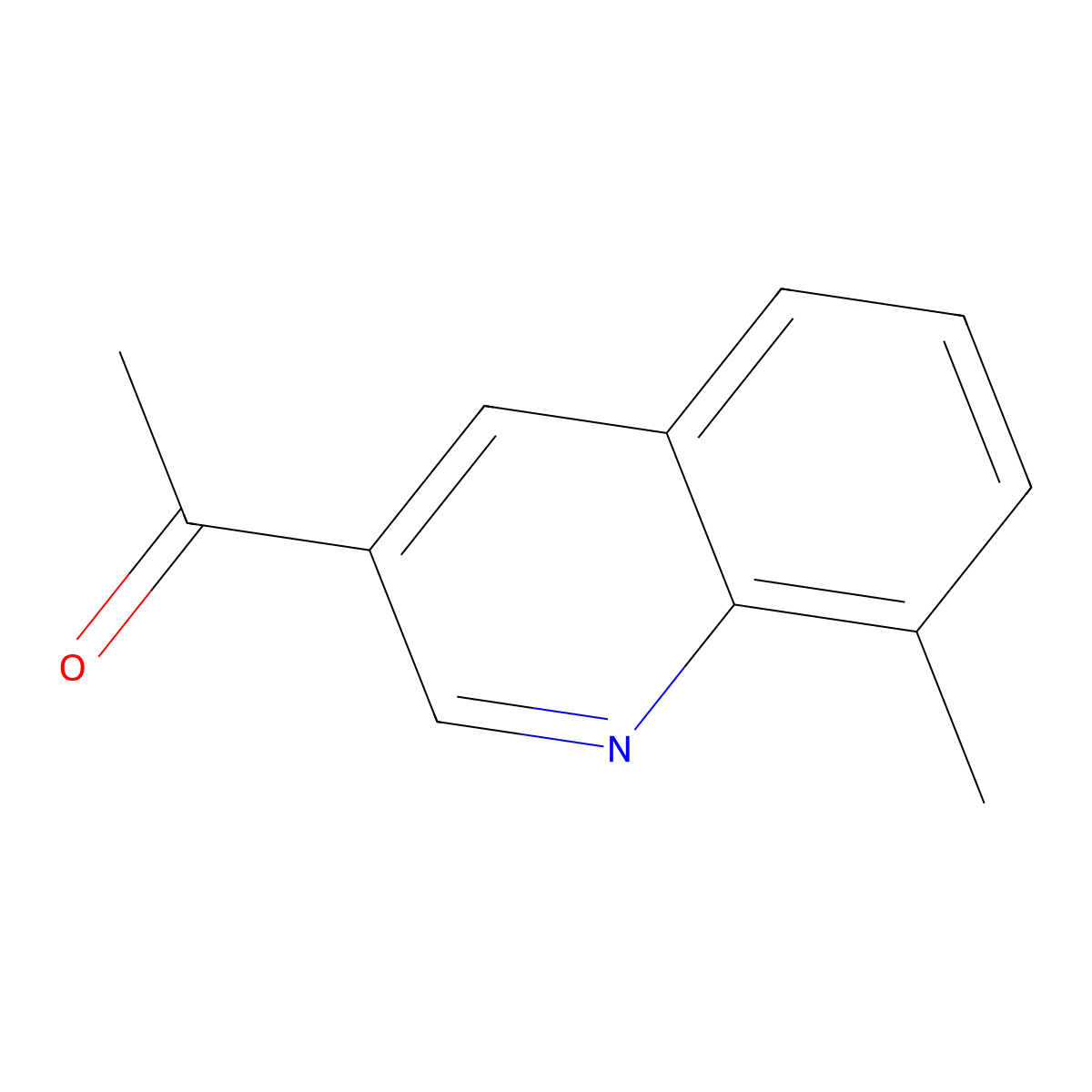 1-(8-Methyl-3-quinolyl)ethanone molecular structure, CAS 1516675-27-6