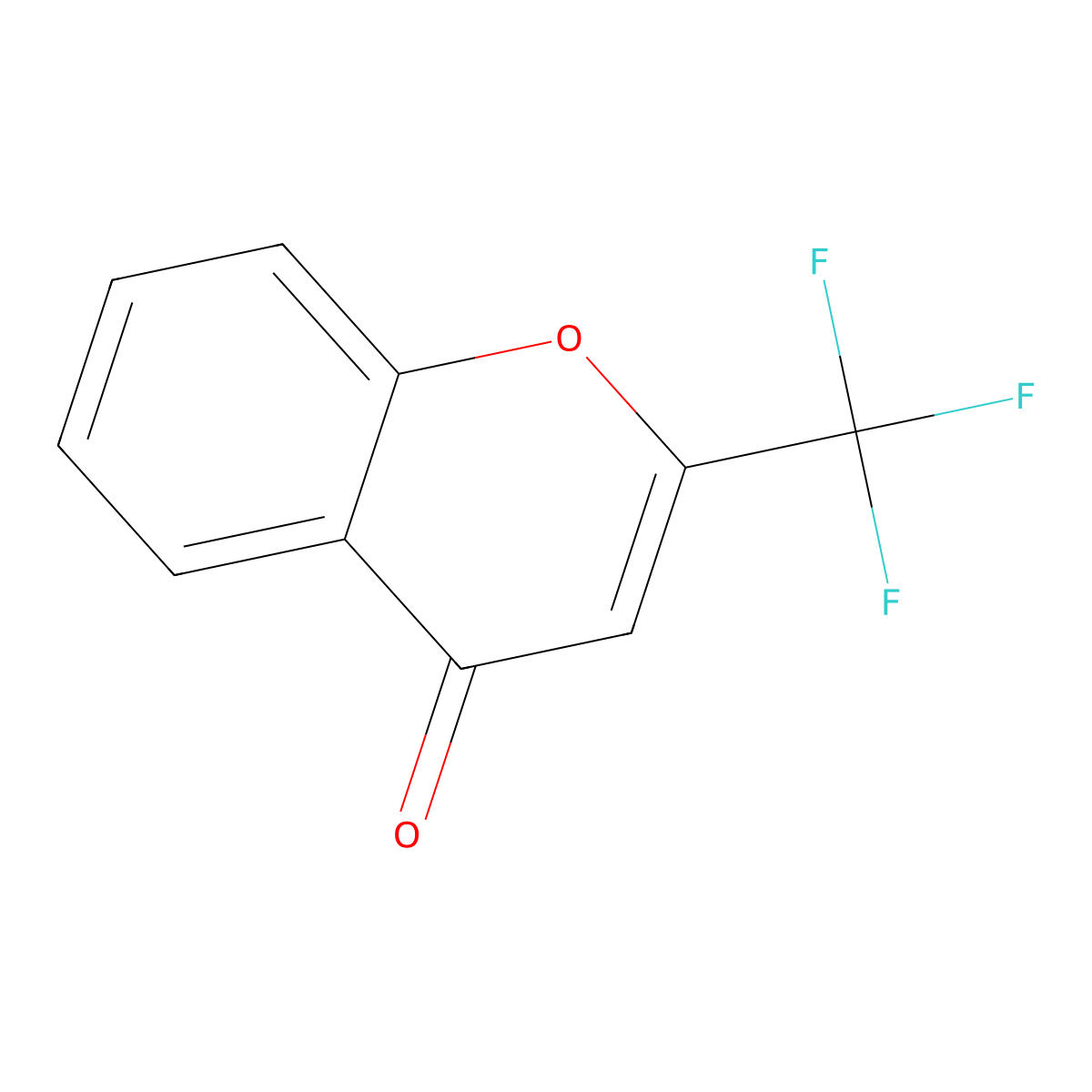 2-(Trifluoromethyl)-4H-chromen-4-one molecular structure, CAS 151668-40-5
