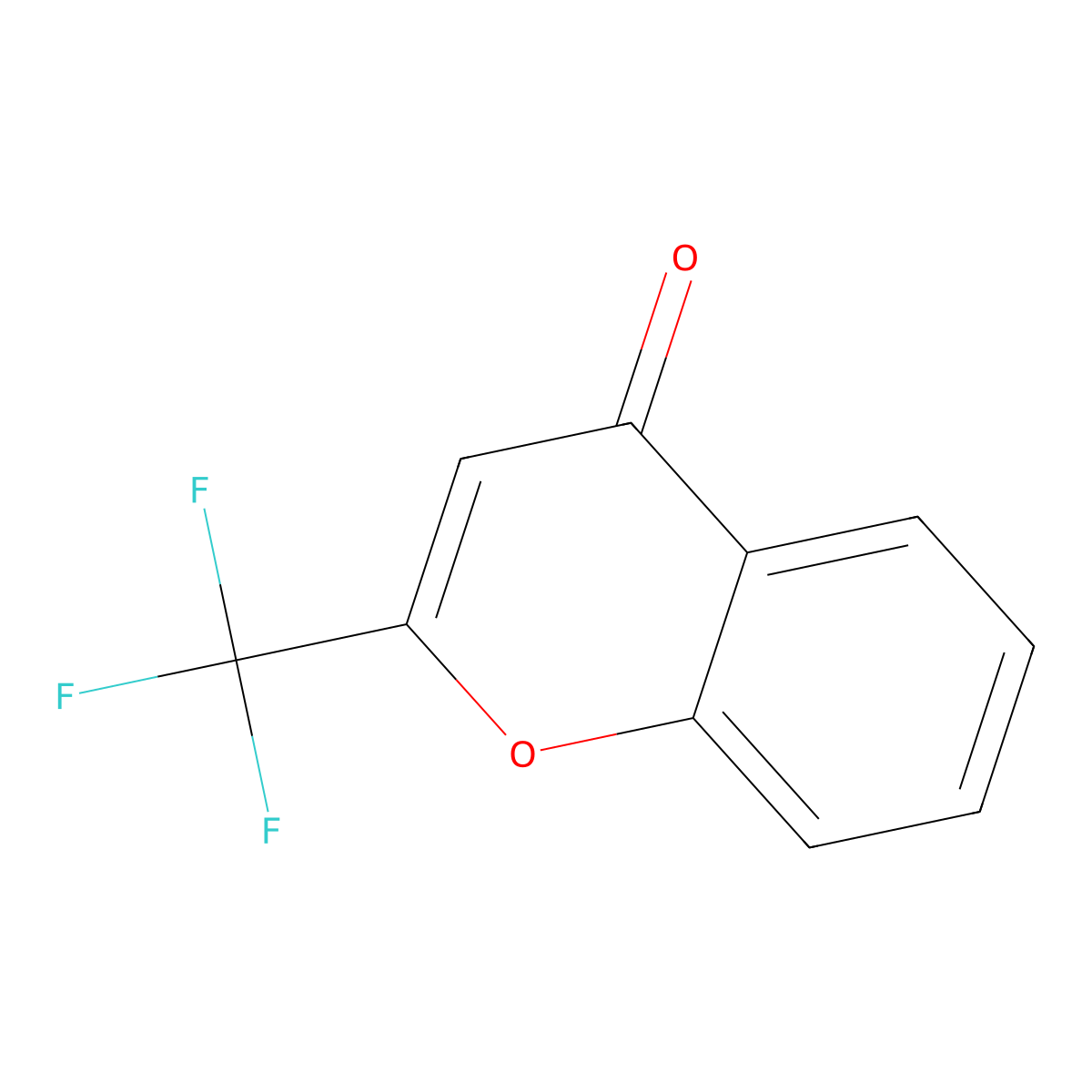 2-(Trifluoromethyl)-4H-chromen-4-one molecular structure, CAS 151668-40-5