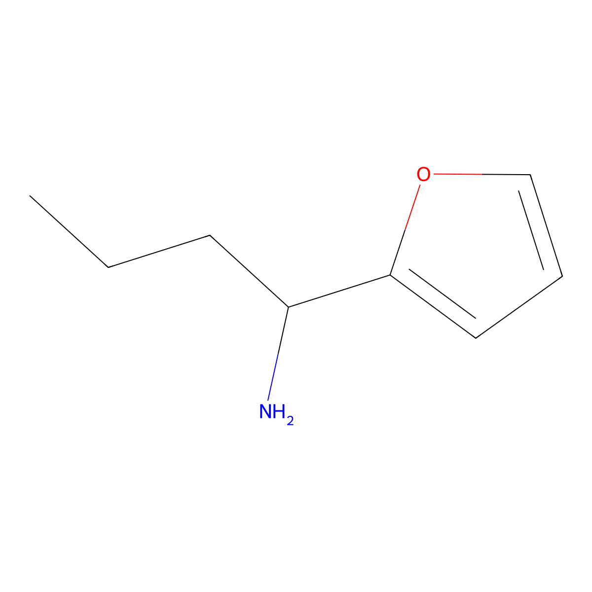 (1S)-1-(2-Furyl)butylamine molecular structure, CAS 151670-70-1