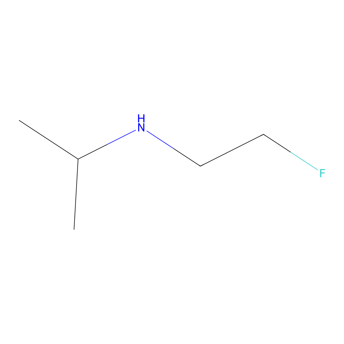 (2-Fluoroethyl)(propan-2-yl)amine molecular structure, CAS 1516853-11-4