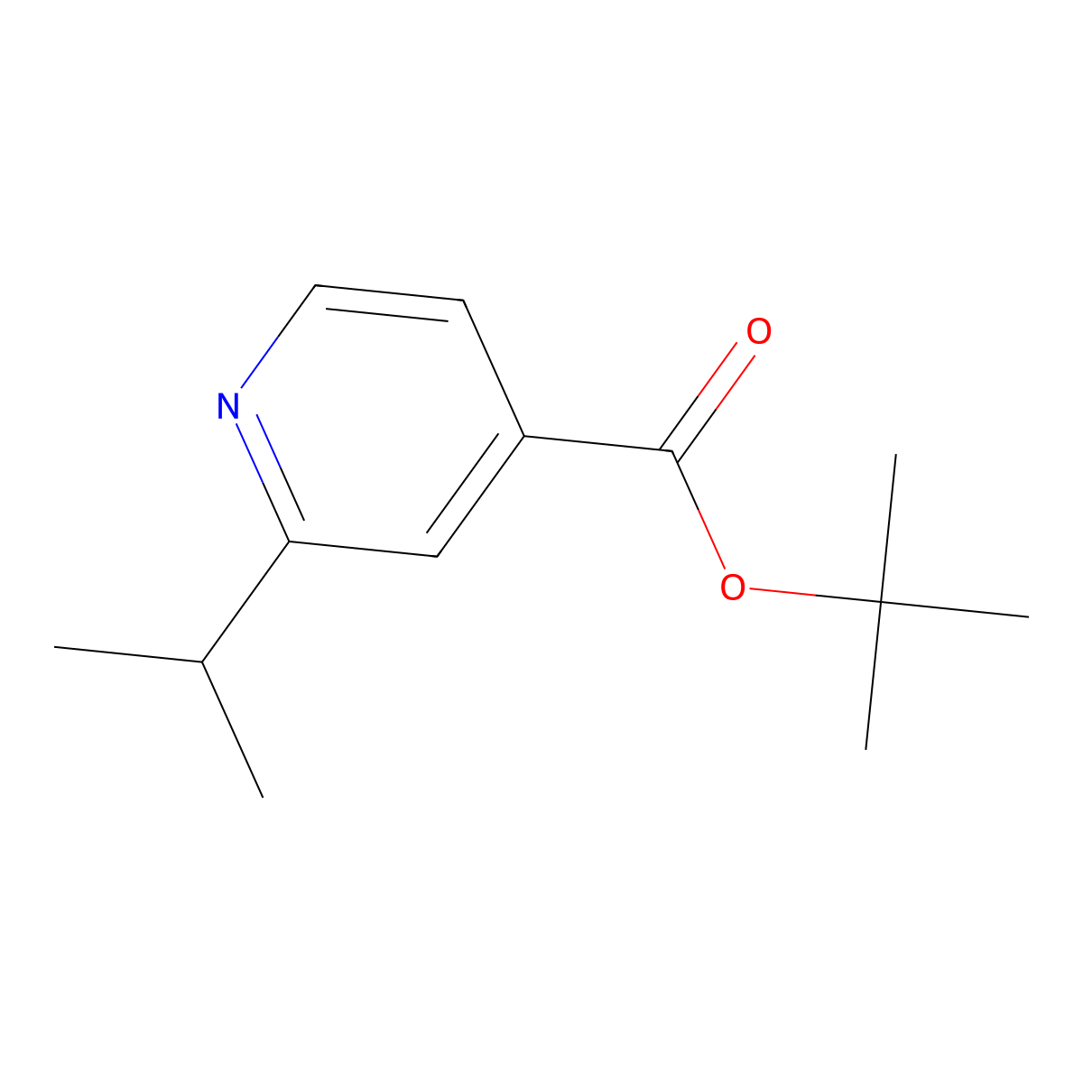 tert-Butyl 2-isopropylisonicotinate molecular structure, CAS 1516902-17-2