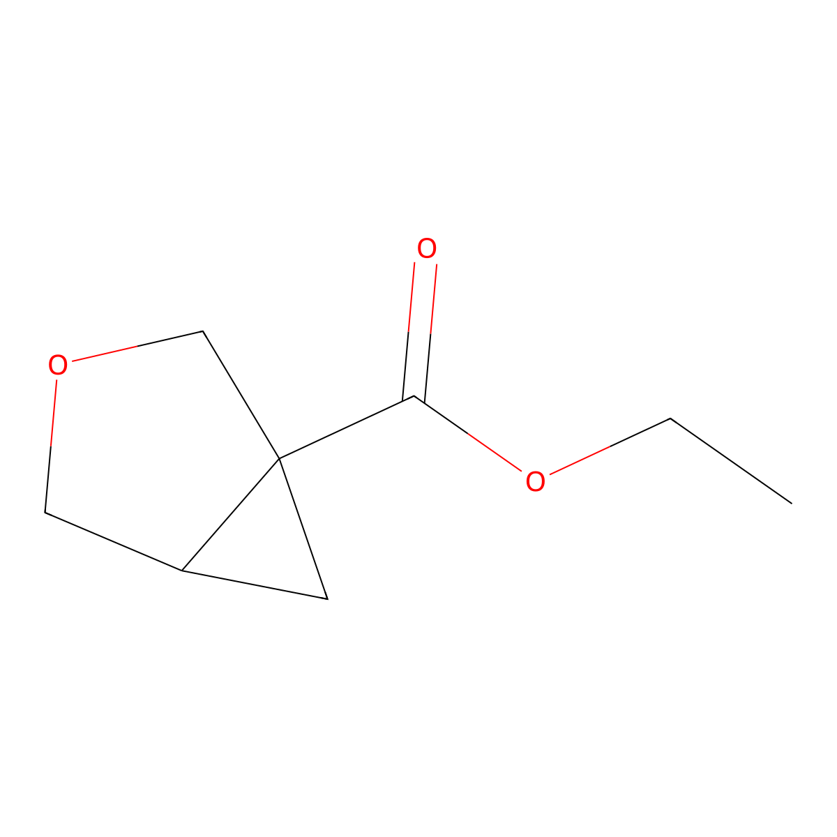 (1R,5R)-ethyl 3-oxa-bicyclo[3.1.0]hexane-1-carboxylate molecular structure, CAS 1516950-28-9