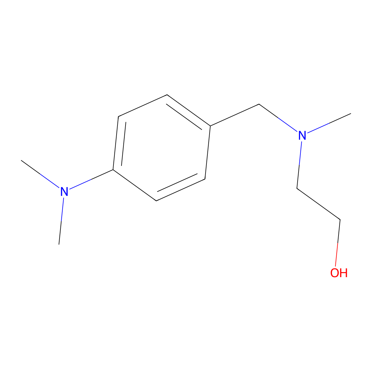 2-[[4-(Dimethylamino)benzyl](methyl)amino]ethanol molecular structure, CAS 151696-87-6