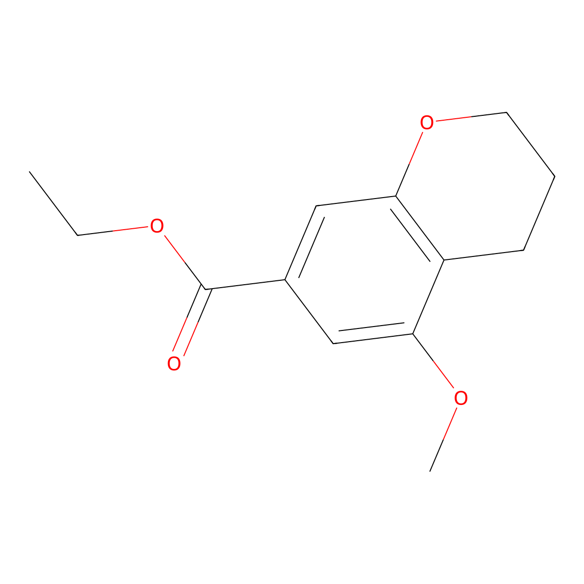 Ethyl 5-Methoxychroman-7-carboxylate molecular structure, CAS 151697-30-2