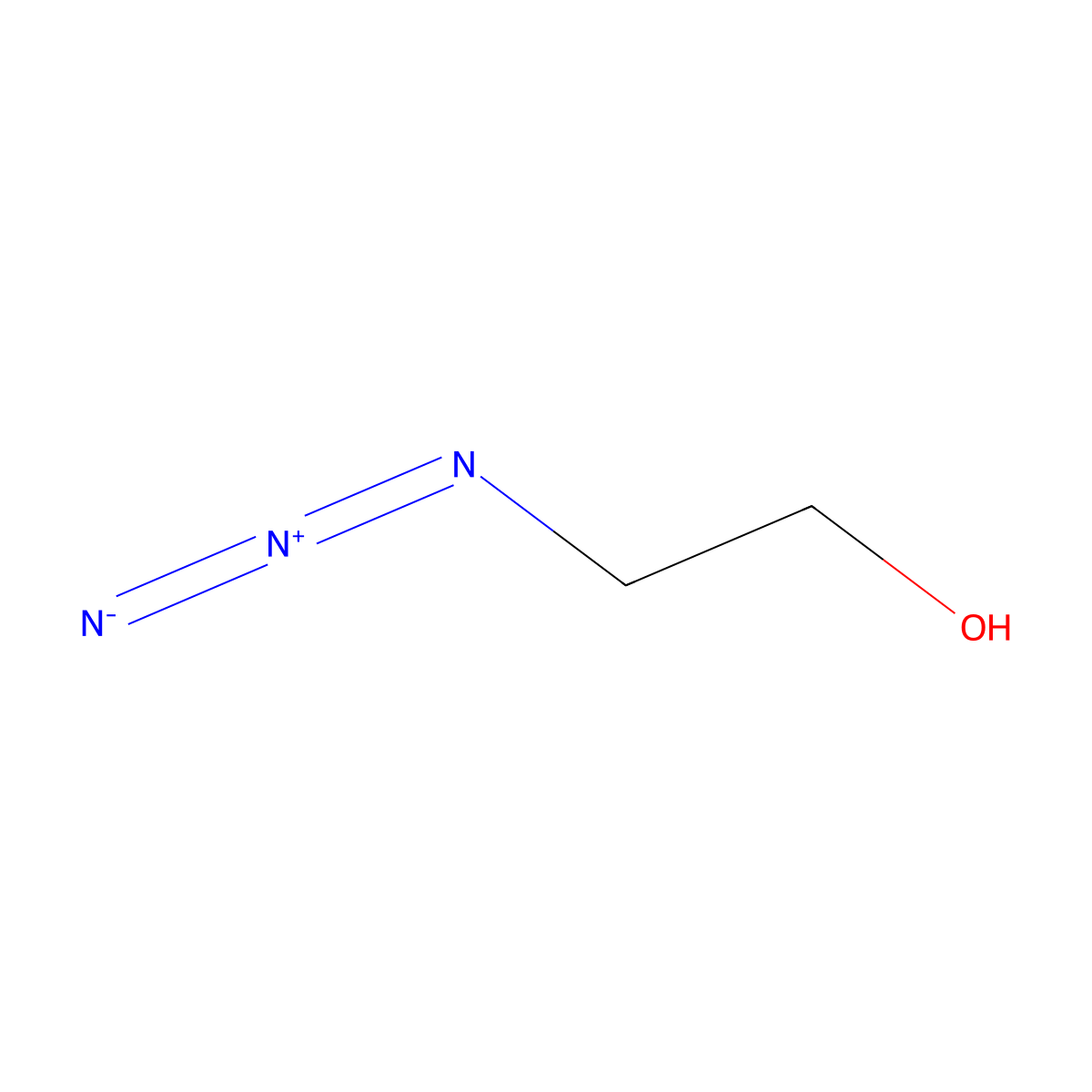 2-Azidoethanol molecular structure, CAS 1517-05-1