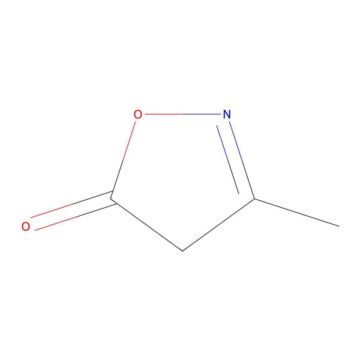 3-methylisoxazol-5(4H)-one molecular structure, CAS 1517-96-0