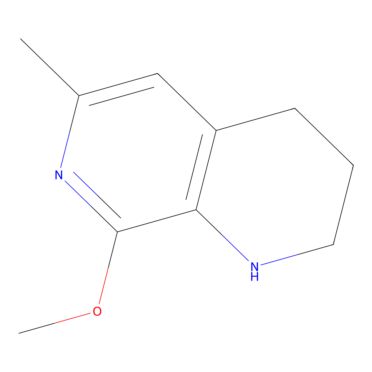 8-Methoxy-6-methyl-1,2,3,4-tetrahydro-1,7-naphthyridine molecular structure, CAS 1517043-47-8
