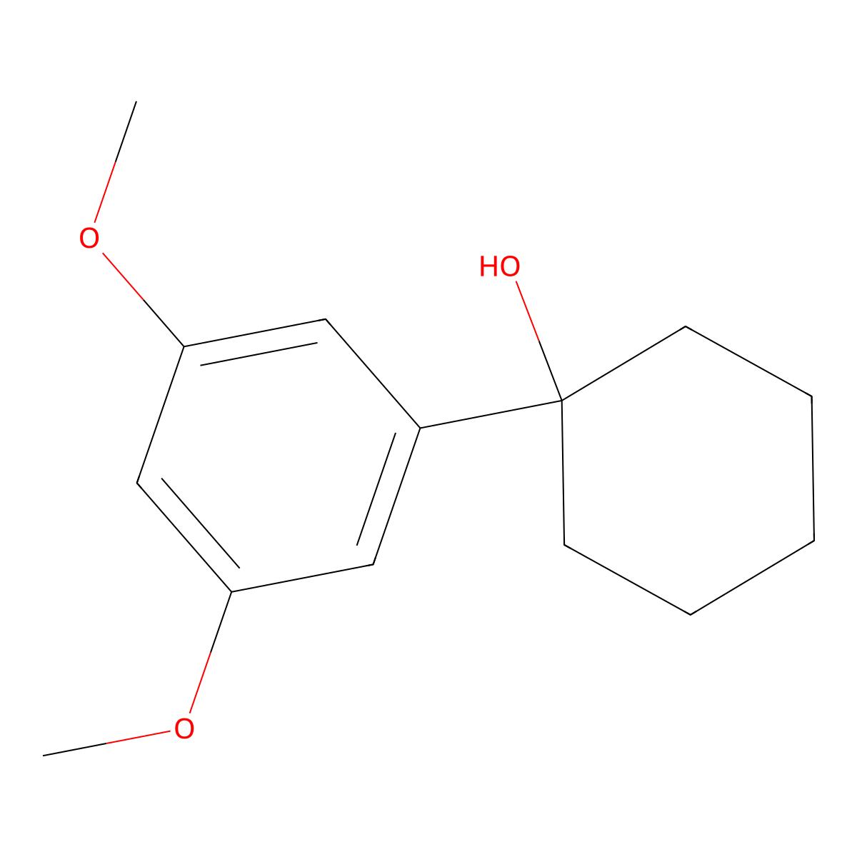 1-(3,5-Dimethoxyphenyl)cyclohexanol molecular structure, CAS 1517053-45-0