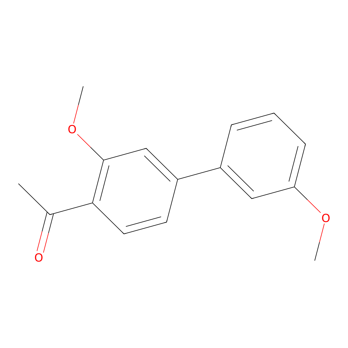 1-(3,3'-Dimethoxy[1,1'-biphenyl]-4-yl)ethan-1-one molecular structure, CAS 15171-94-5