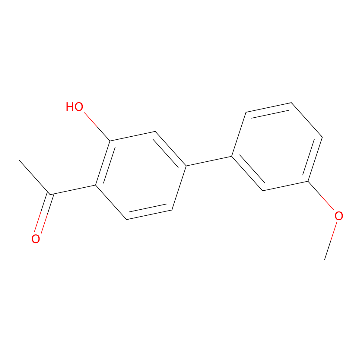1-(3-Hydroxy-3'-methoxy[1,1'-biphenyl]-4-yl)ethan-1-one molecular structure, CAS 15171-96-7