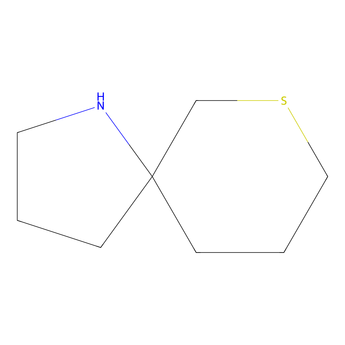 7-Thia-1-azaspiro[4.5]decane molecular structure, CAS 1517162-08-1