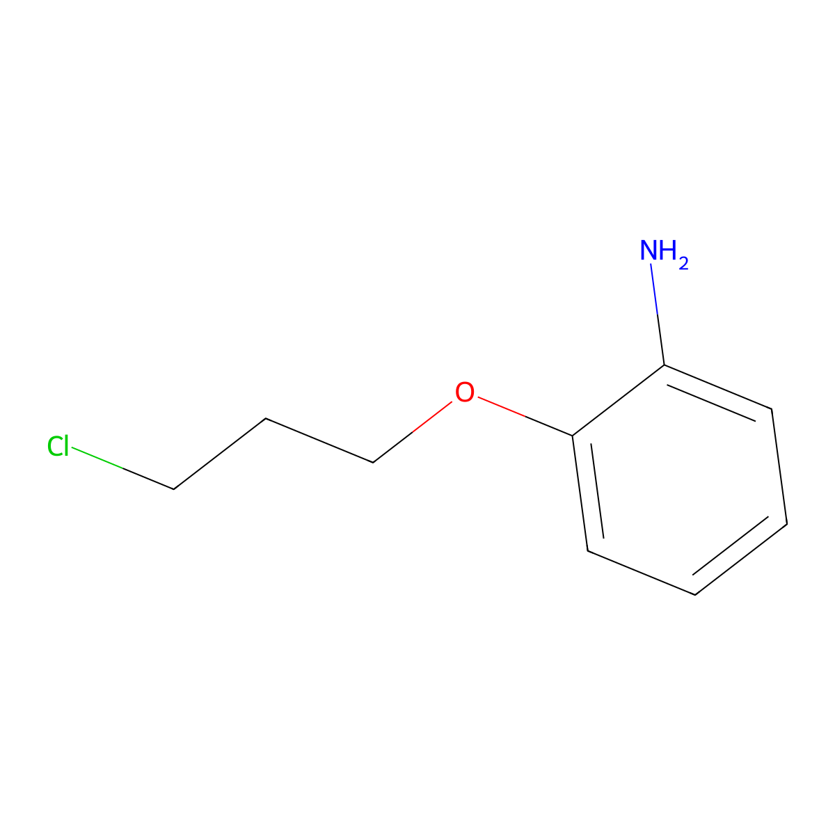 2-(3-Chloropropoxy)aniline molecular structure, CAS 151719-71-0