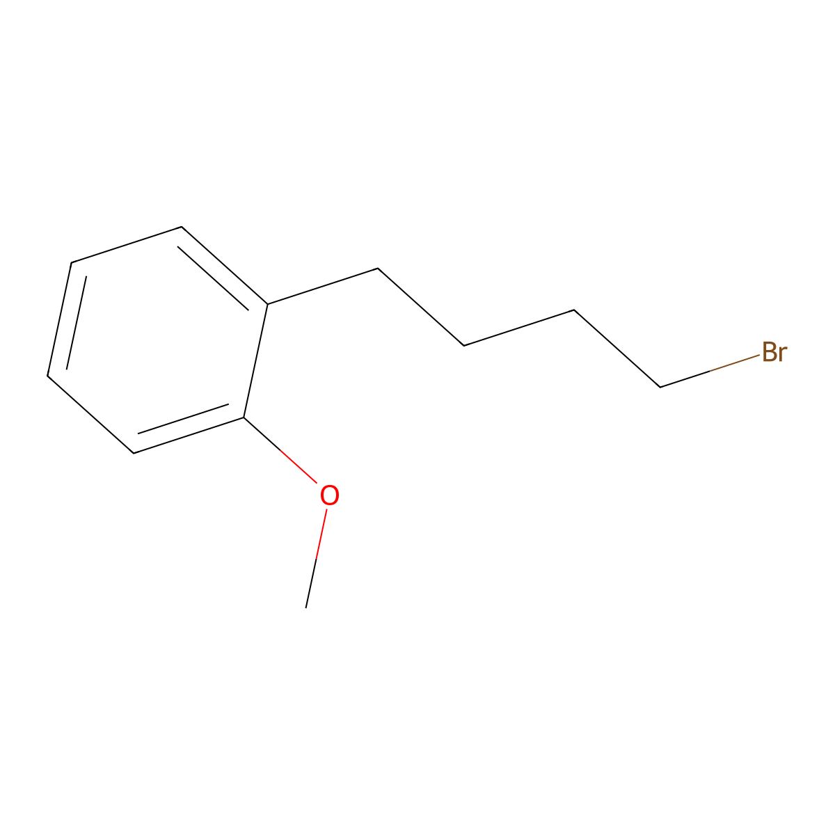 1-(4-Bromobutyl)-2-methoxybenzene molecular structure, CAS 151719-88-9