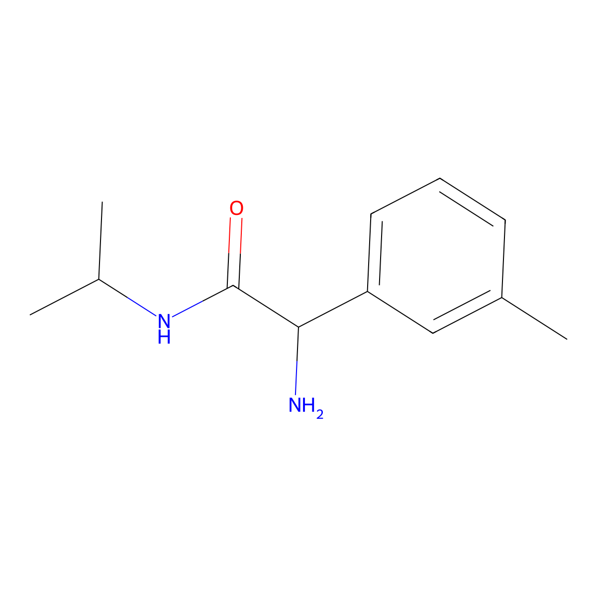 2-Amino-2-(3-methylphenyl)-N-(propan-2-YL)acetamide molecular structure, CAS 1517243-65-0