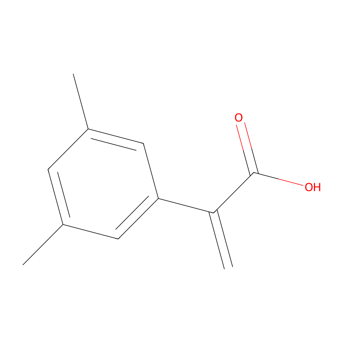 2-(3,5-Dimethylphenyl)prop-2-enoic acid molecular structure, CAS 1517288-56-0