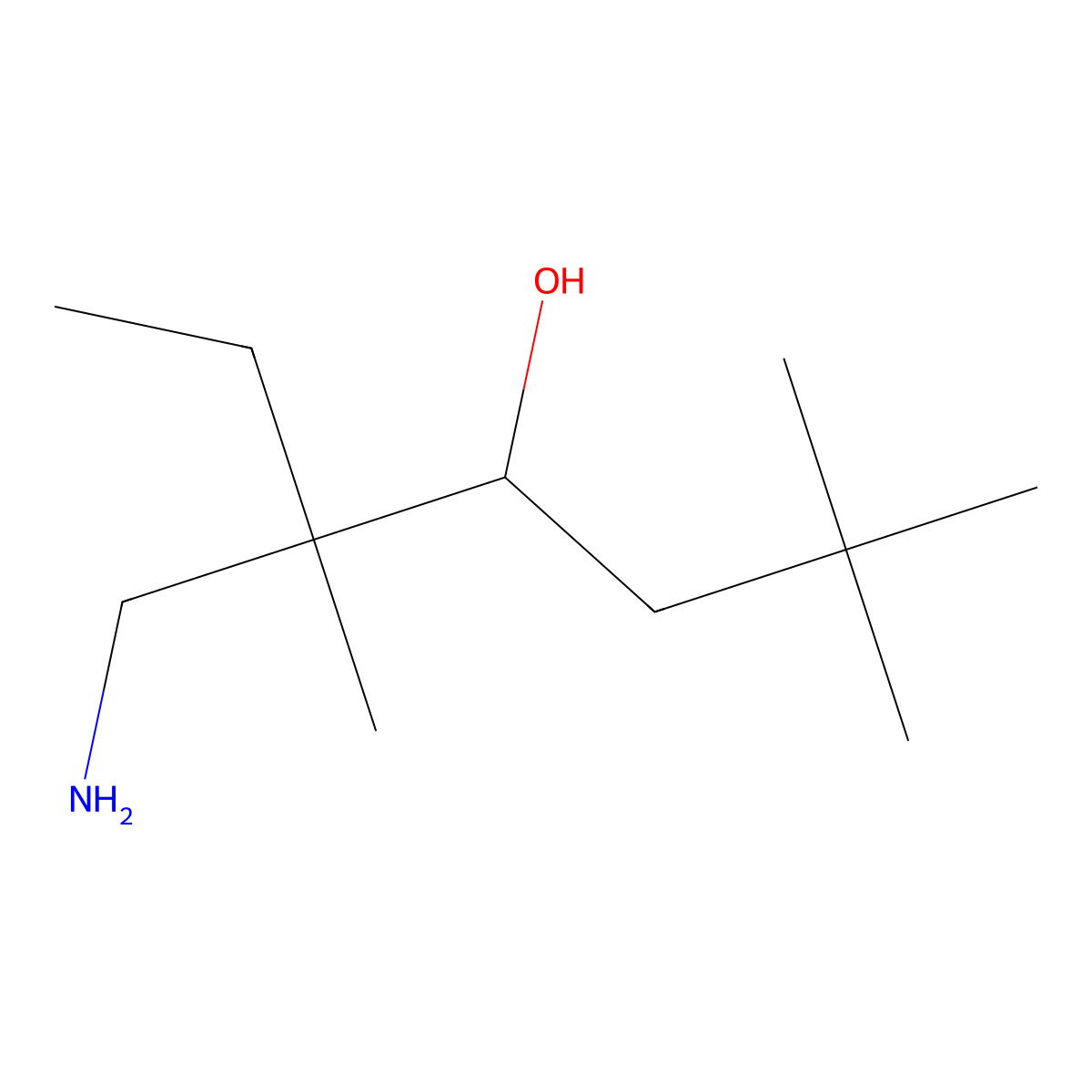 5-(Aminomethyl)-2,2,5-trimethylheptan-4-ol molecular structure, CAS 1517327-03-5