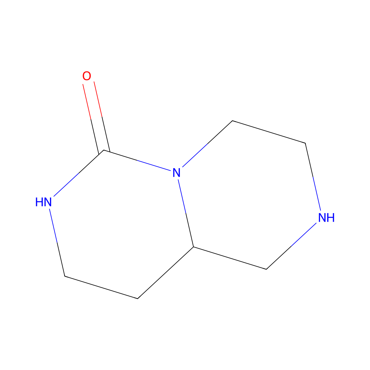 Hexahydro-1H-pyrazino[1,2-c]pyrimidin-6(2H)-one molecular structure, CAS 151733-62-9
