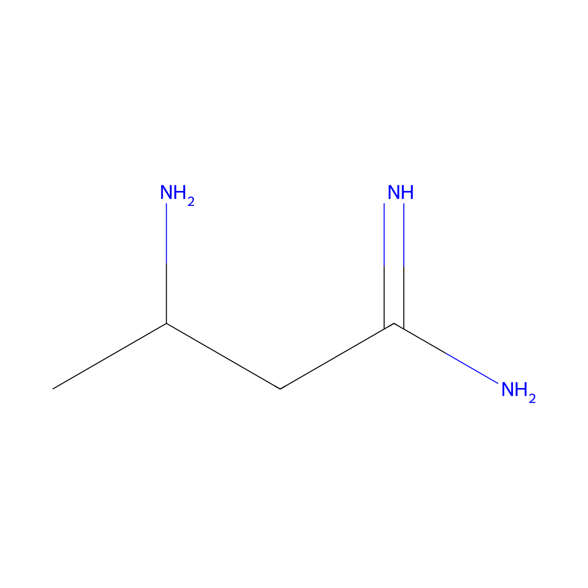 3-Aminobutanimidamide molecular structure, CAS 1517390-92-9