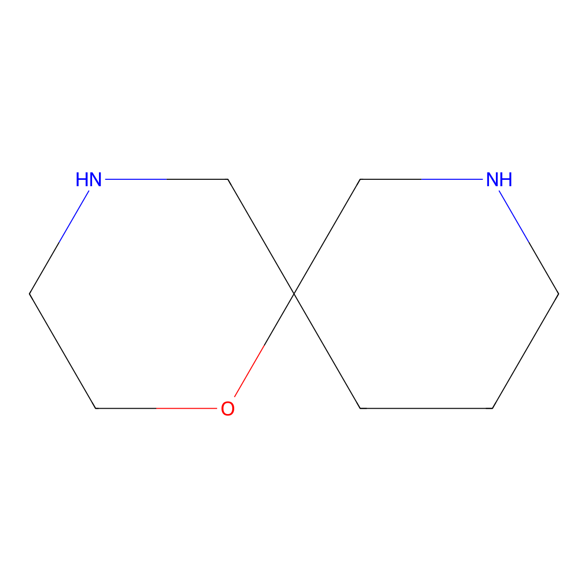 1-Oxa-4,8-diazaspiro[5.5]undecane molecular structure, CAS 151742-15-3