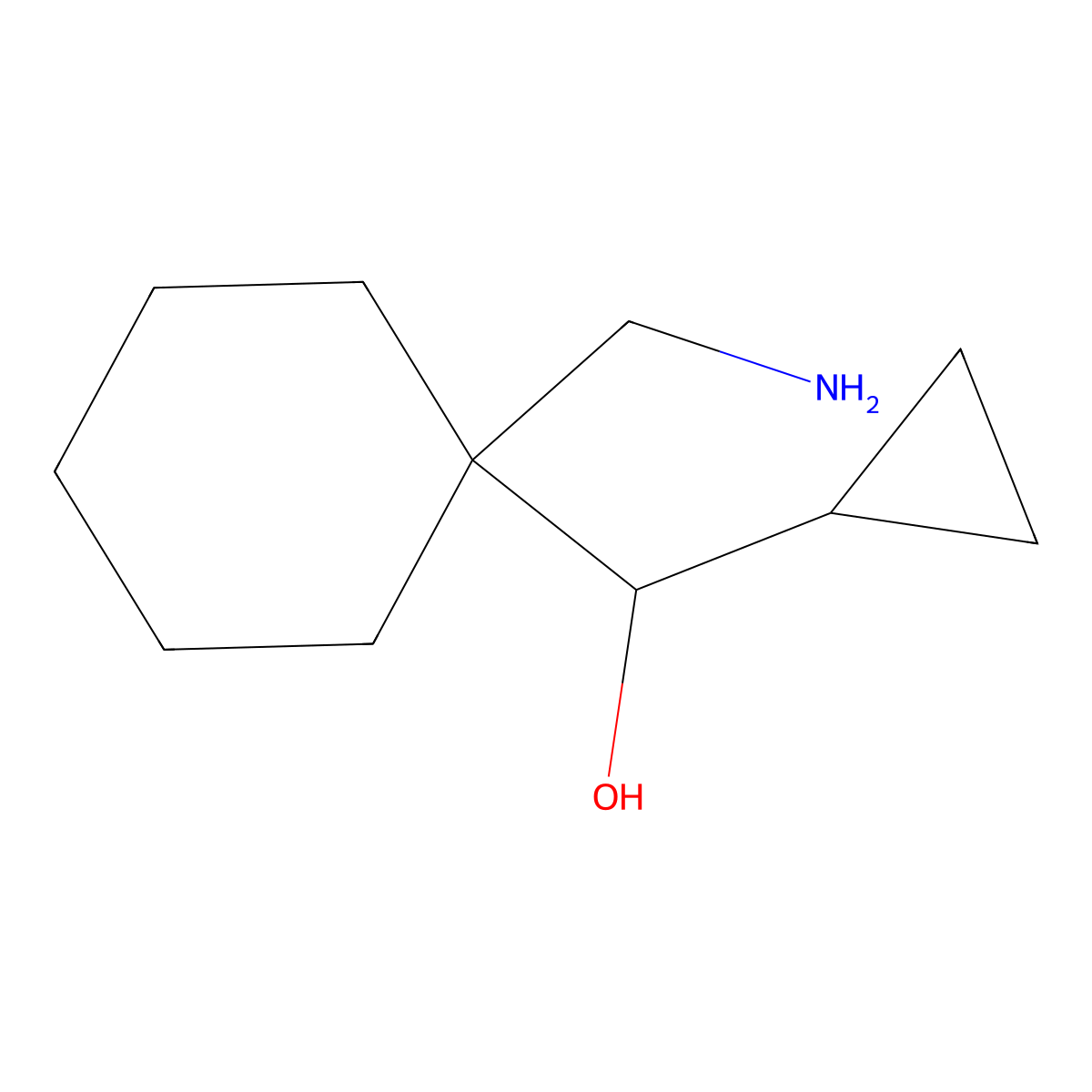 [1-(Aminomethyl)cyclohexyl](cyclopropyl)methanol molecular structure, CAS 1517452-53-7