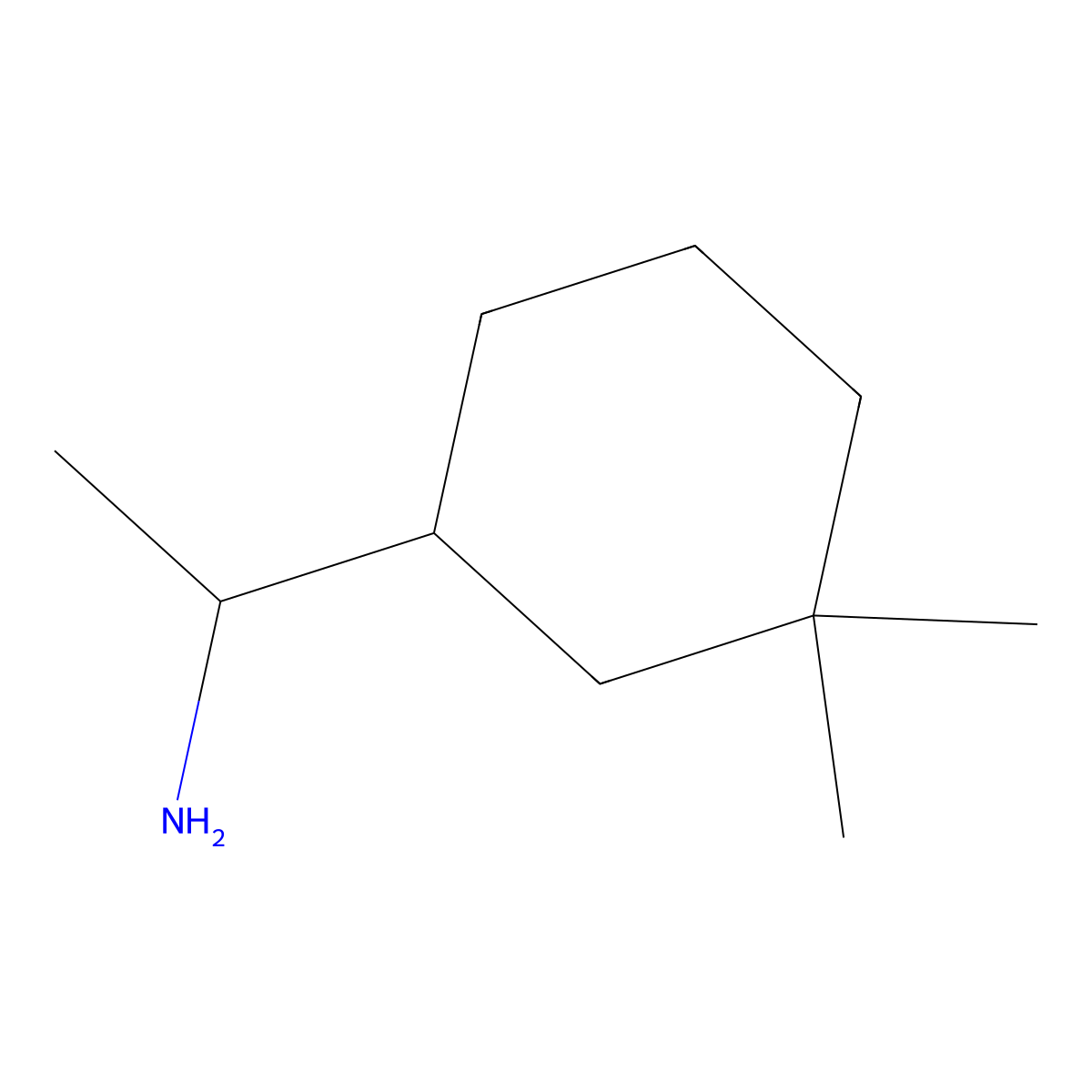 1-(3,3-Dimethylcyclohexyl)ethan-1-amine molecular structure, CAS 1517455-82-1