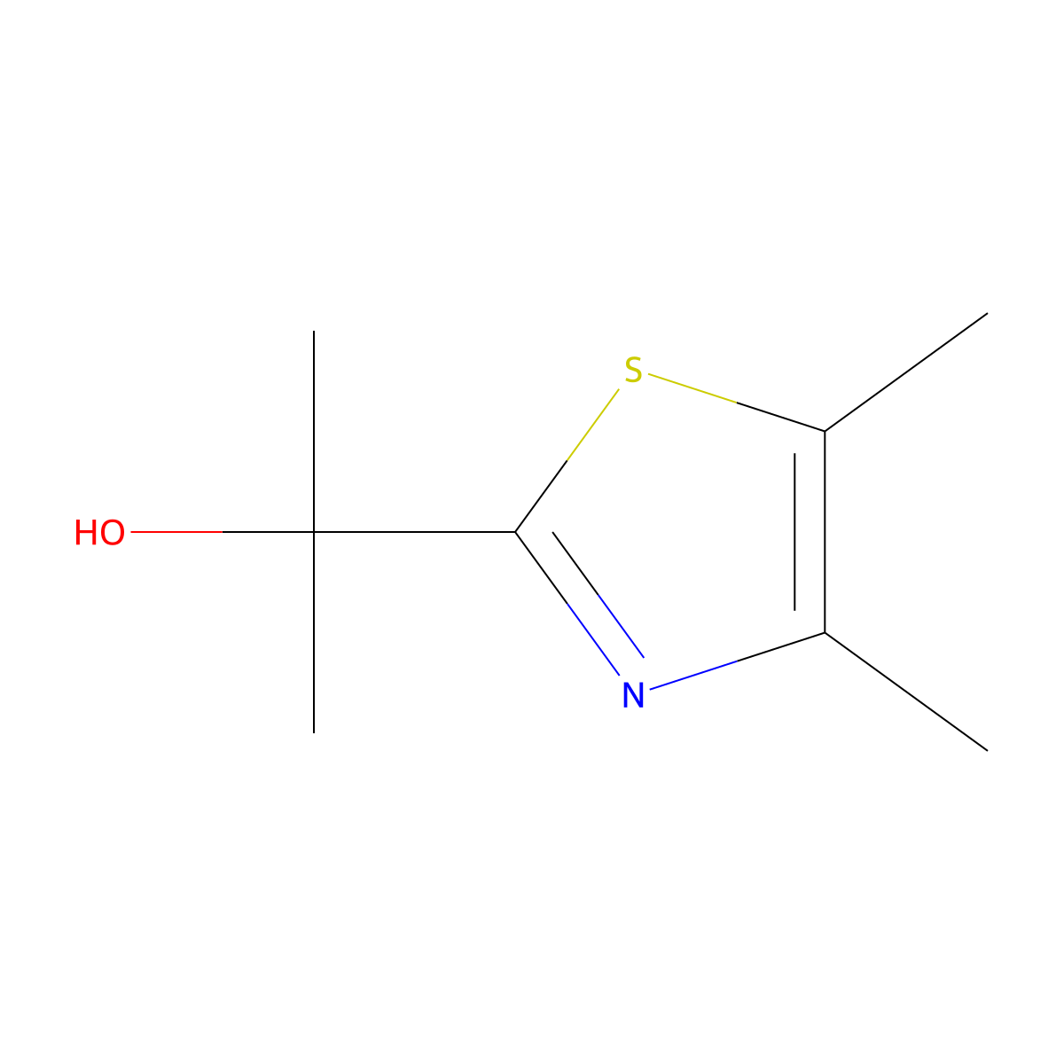 2-(4,5-Dimethylthiazol-2-yl)propan-2-ol molecular structure, CAS 1517530-78-7