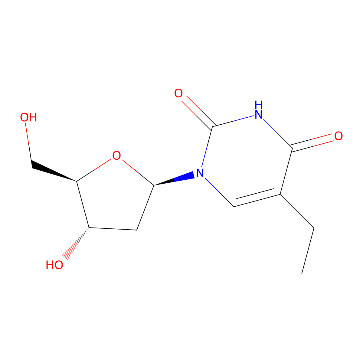 Edoxudin molecular structure, CAS 15176-29-1
