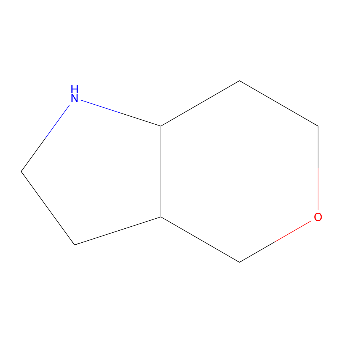 Octahydropyrano[4,3-b]pyrrole molecular structure, CAS 1517624-23-5