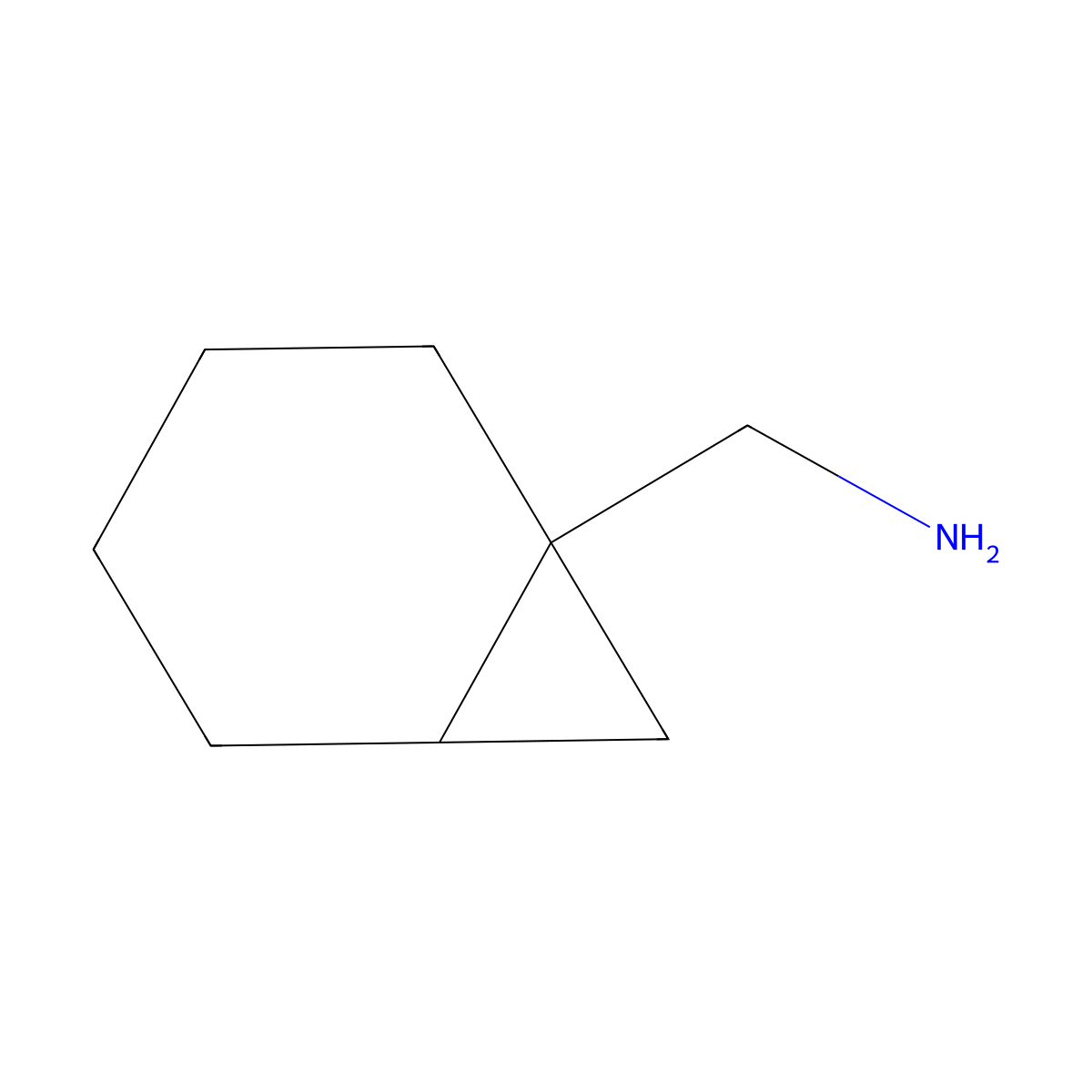{Bicyclo[4.1.0]heptan-1-yl}methanamine molecular structure, CAS 1517690-68-4