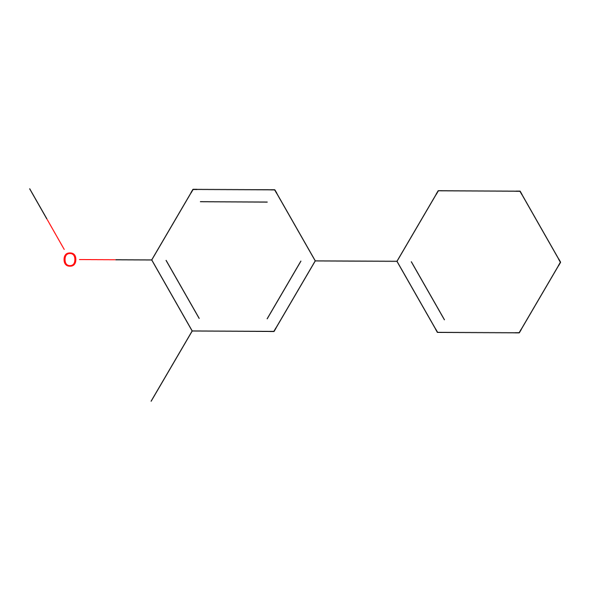 4'-Methoxy-3'-methyl-2,3,4,5-tetrahydro-1,1'-biphenyl molecular structure, CAS 151772-64-4