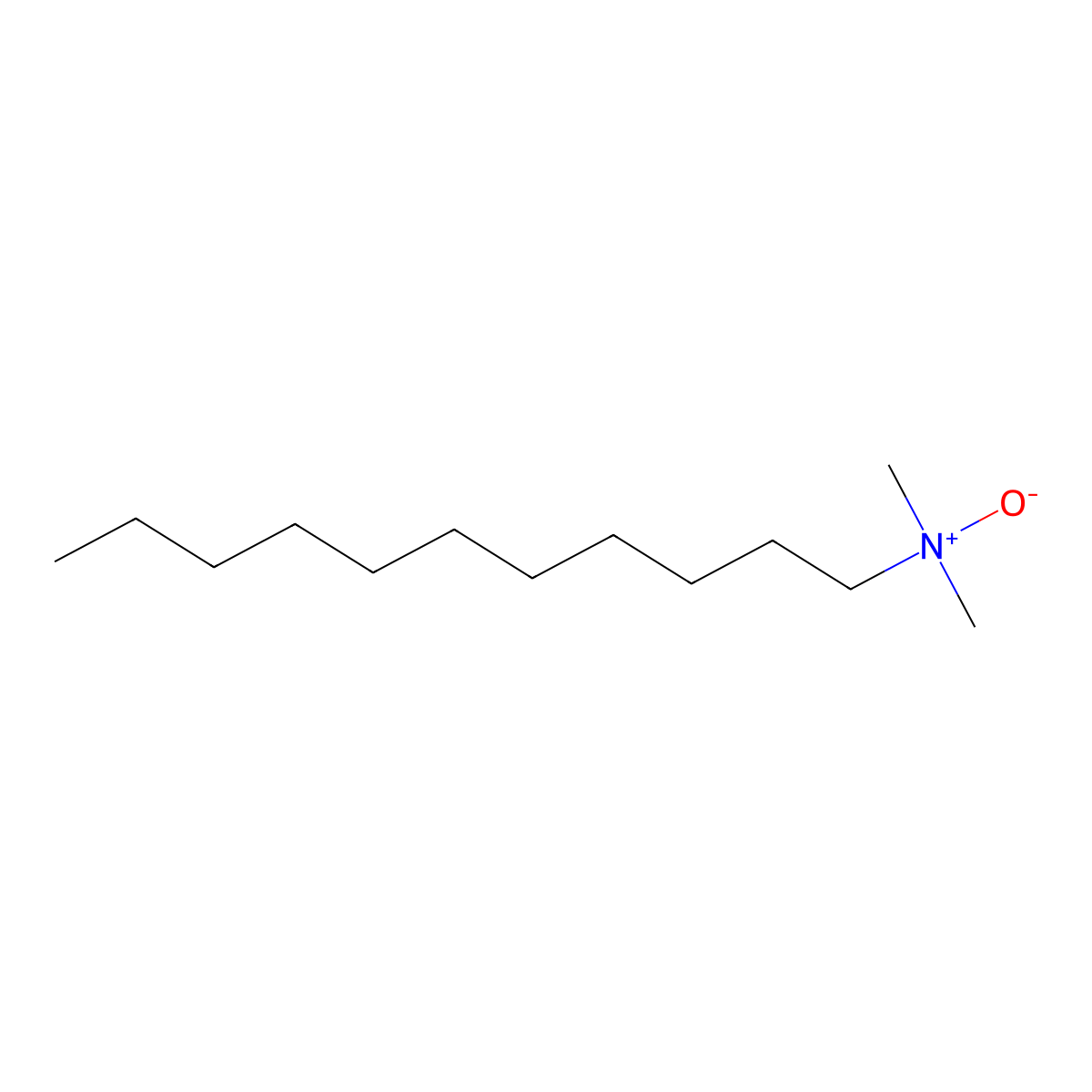 Undecylamine-n,n-dimethyl-n-oxide molecular structure, CAS 15178-71-9
