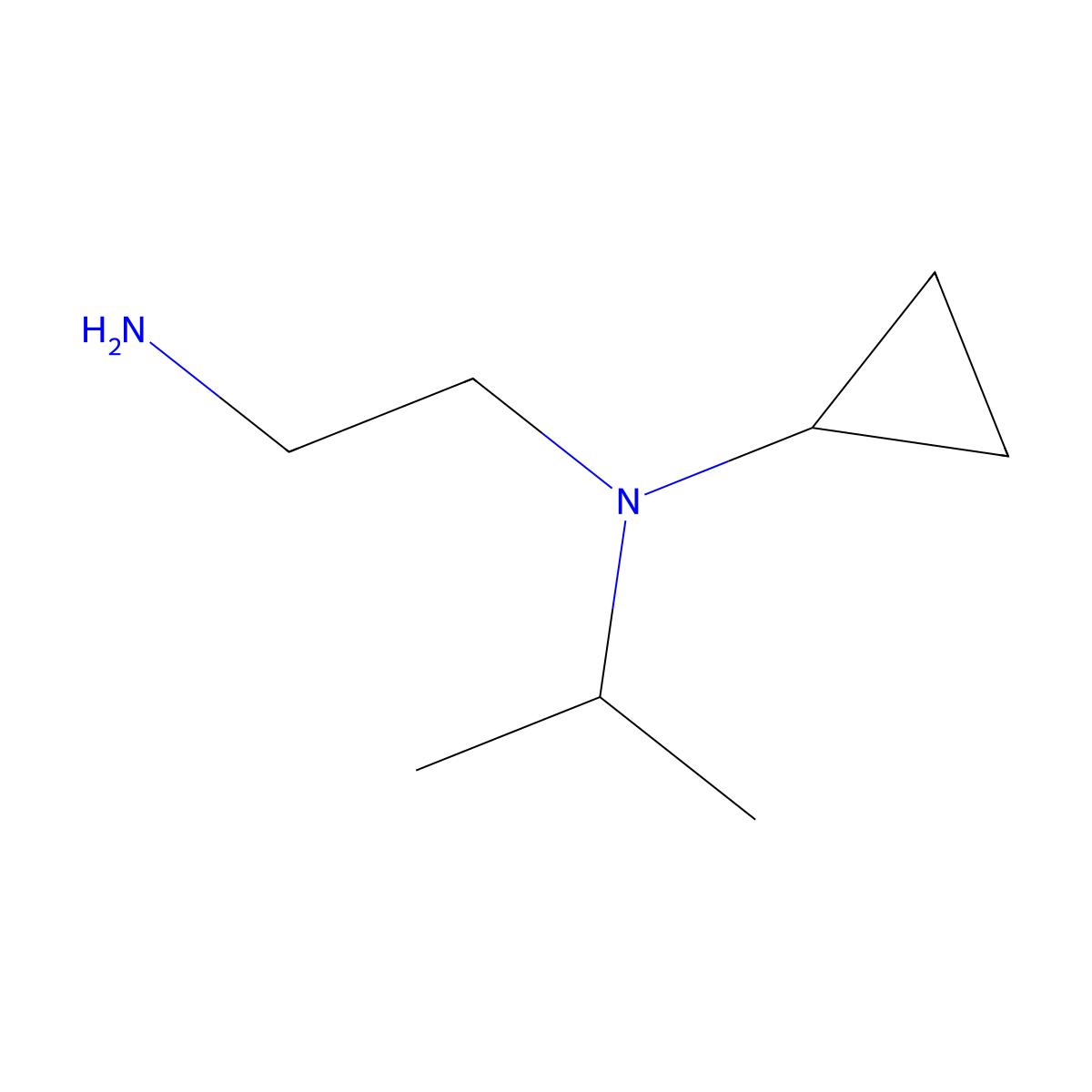 N1-Cyclopropyl-N1-(1-methylethyl)-1,2-ethanediamine molecular structure, CAS 151793-25-8