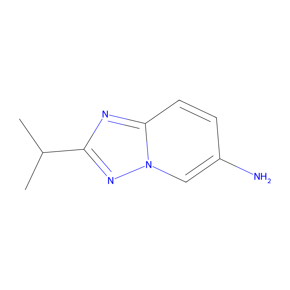 2-(Propan-2-yl)-[1,2,4]triazolo[1,5-a]pyridin-6-amine molecular structure, CAS 1517988-24-7