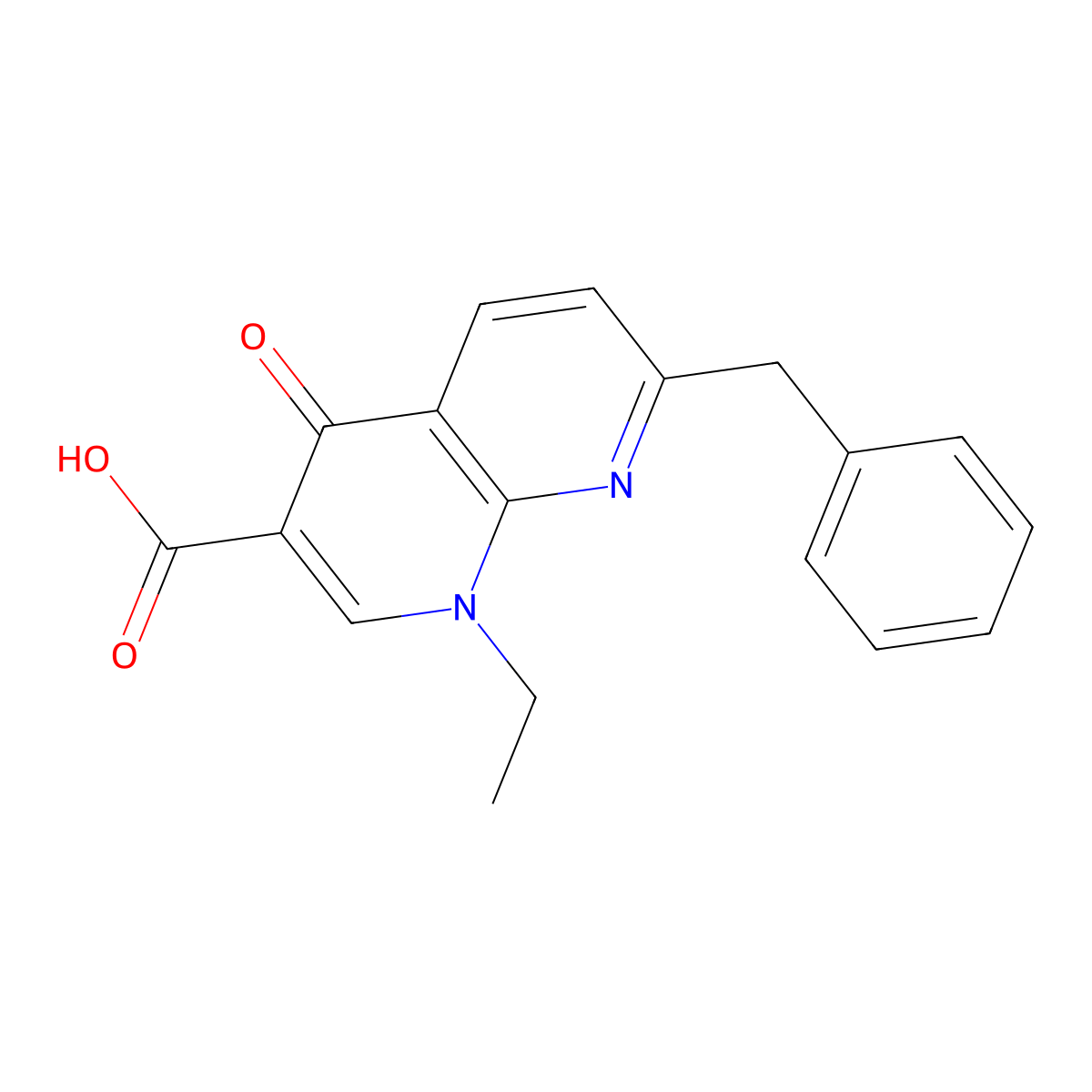 Amfonelic Acid molecular structure, CAS 15180-02-6