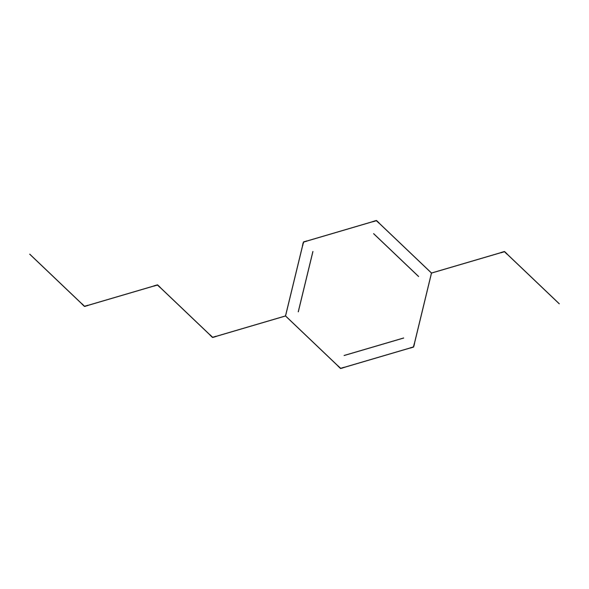 Benzene, 1-butyl-4-ethyl molecular structure, CAS 15181-08-5