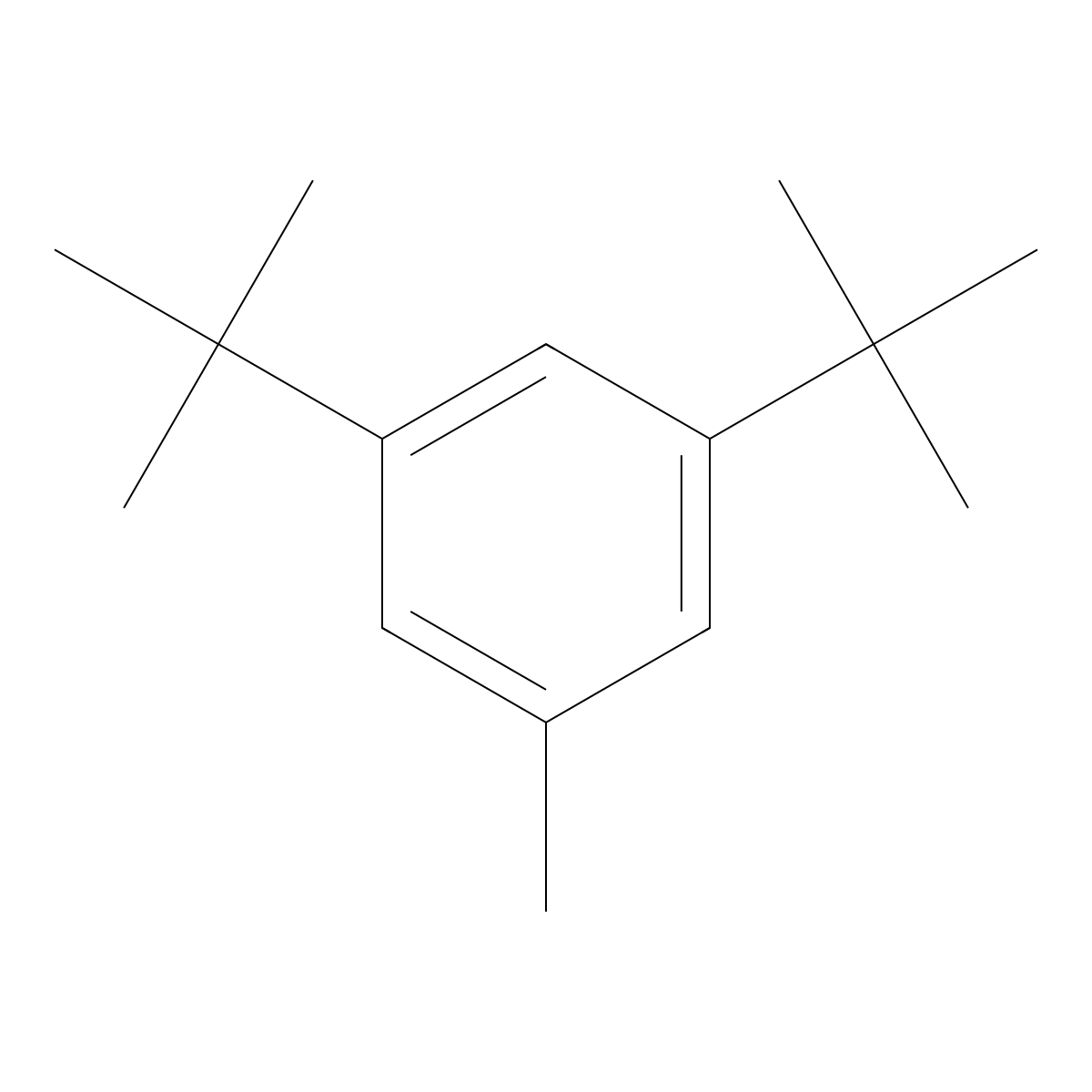 3,5-Bis(tert-butyl)toluene molecular structure, CAS 15181-11-0