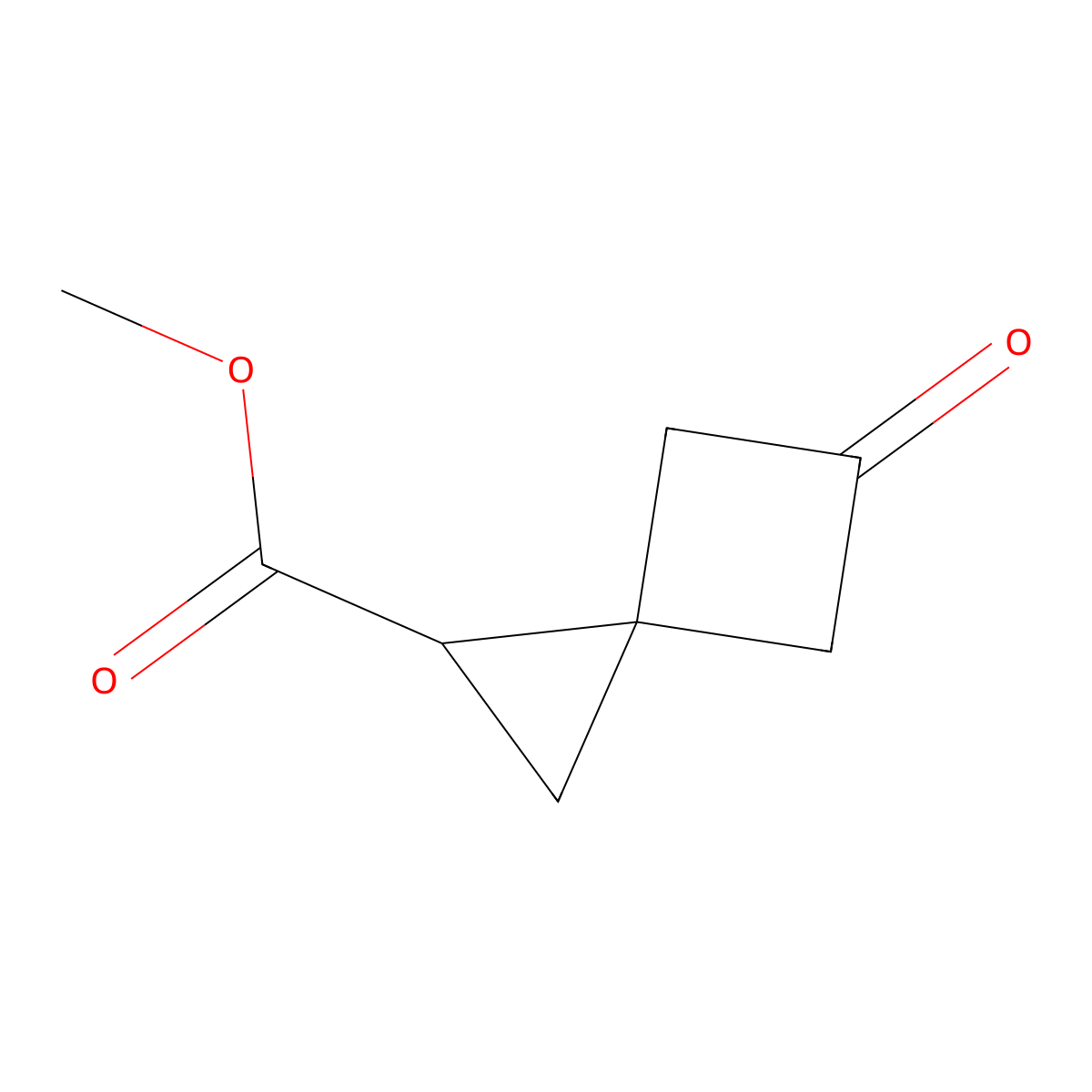 Methyl 5-oxospiro[2.3]hexane-1-carboxylate molecular structure, CAS 1518220-73-9