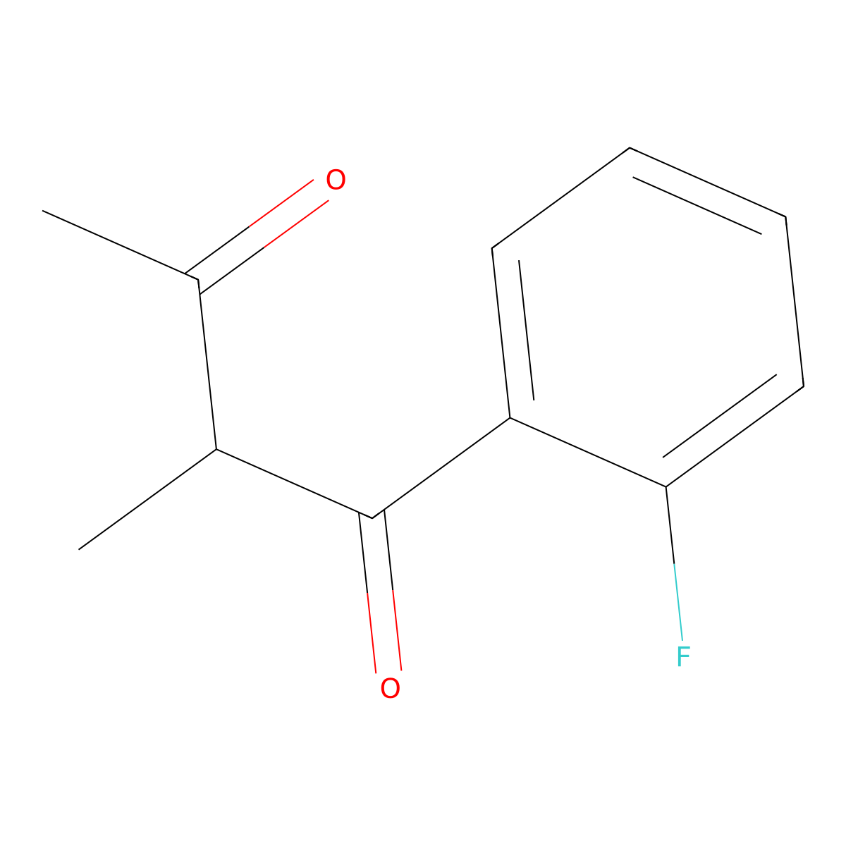 1-(2-Fluorophenyl)-2-methylbutane-1,3-dione molecular structure, CAS 1518301-73-9