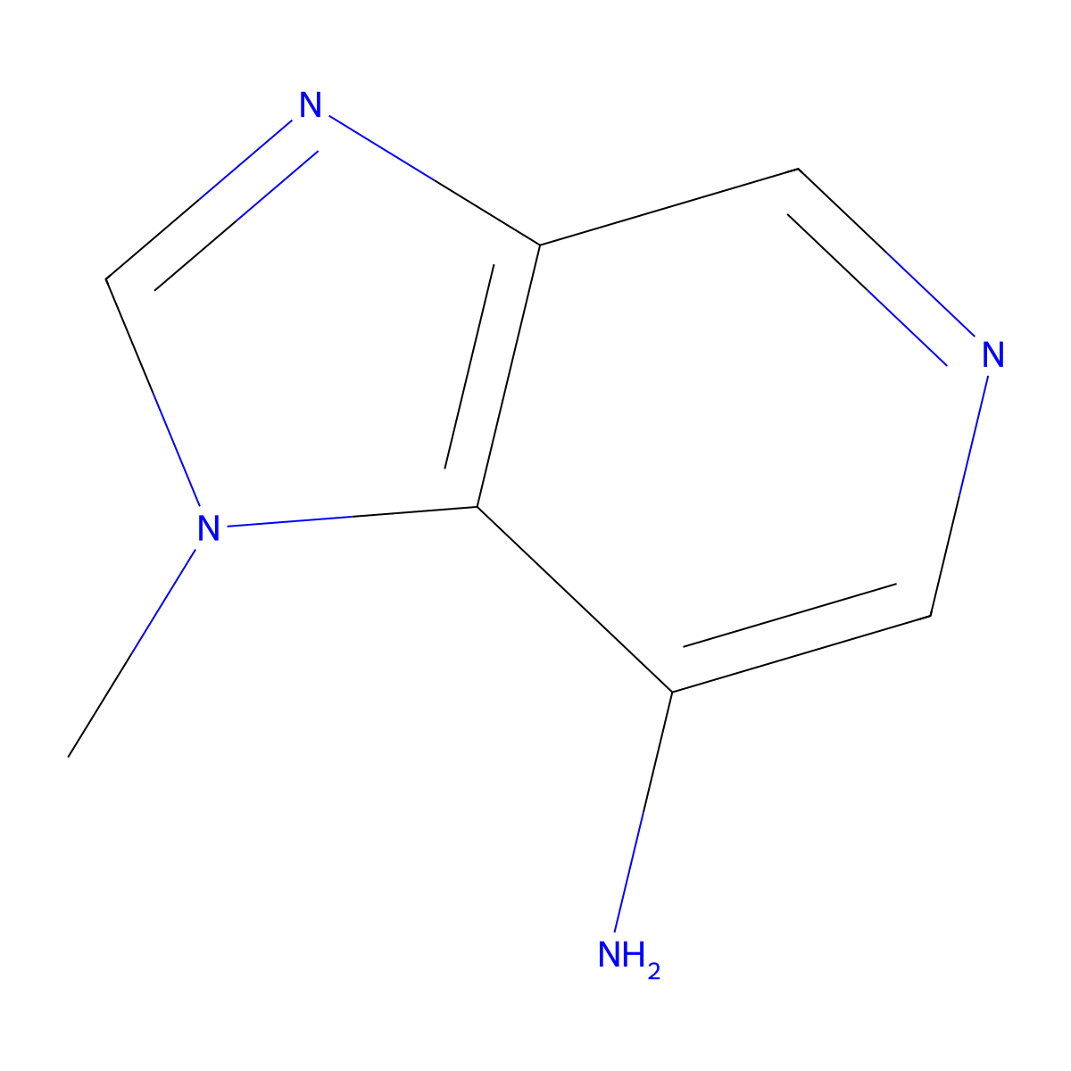1-Methyl-1H-imidazo[4,5-c]pyridin-7-amine molecular structure, CAS 1518354-63-6