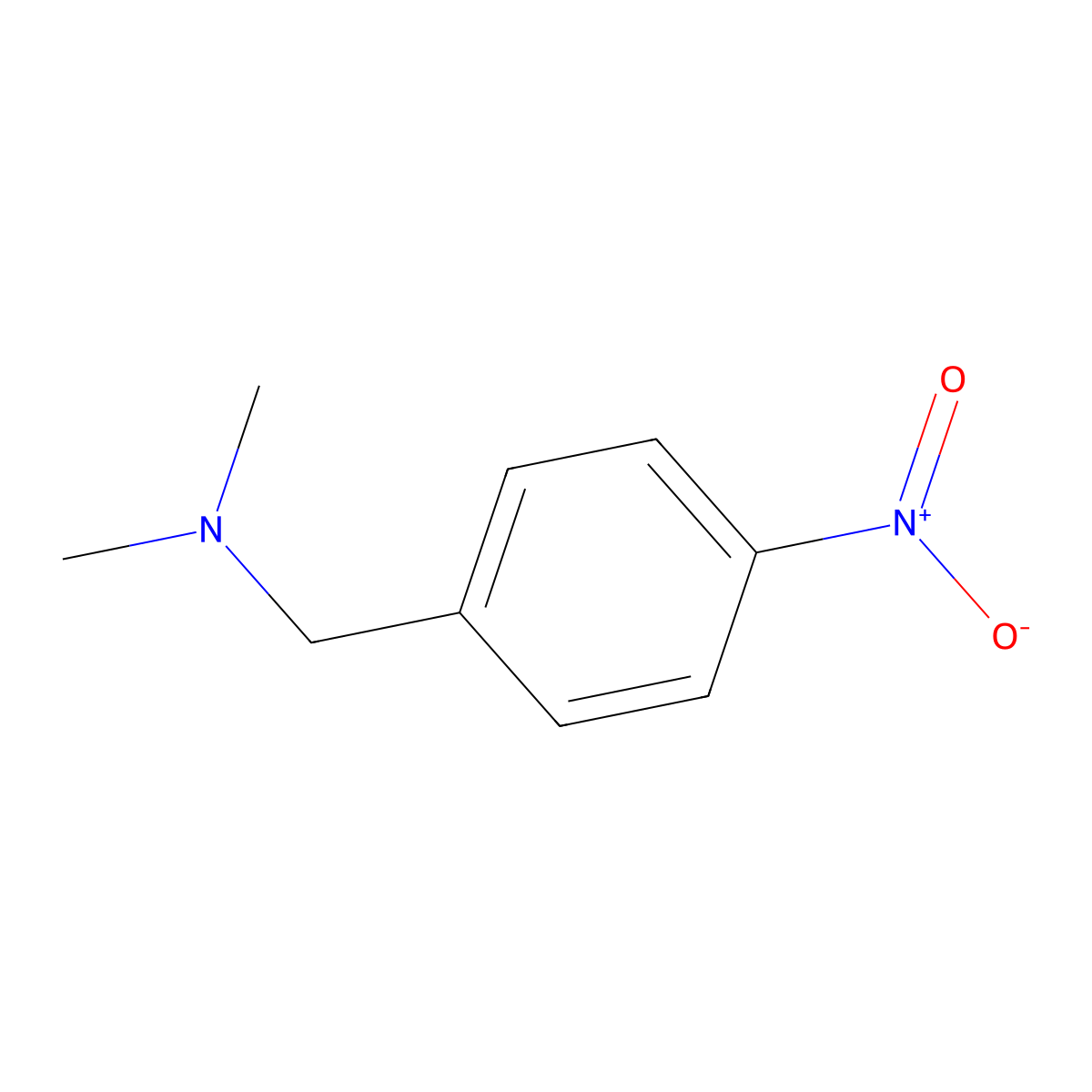 N,N-Dimethyl-4-nitrobenzylamine molecular structure, CAS 15184-96-0